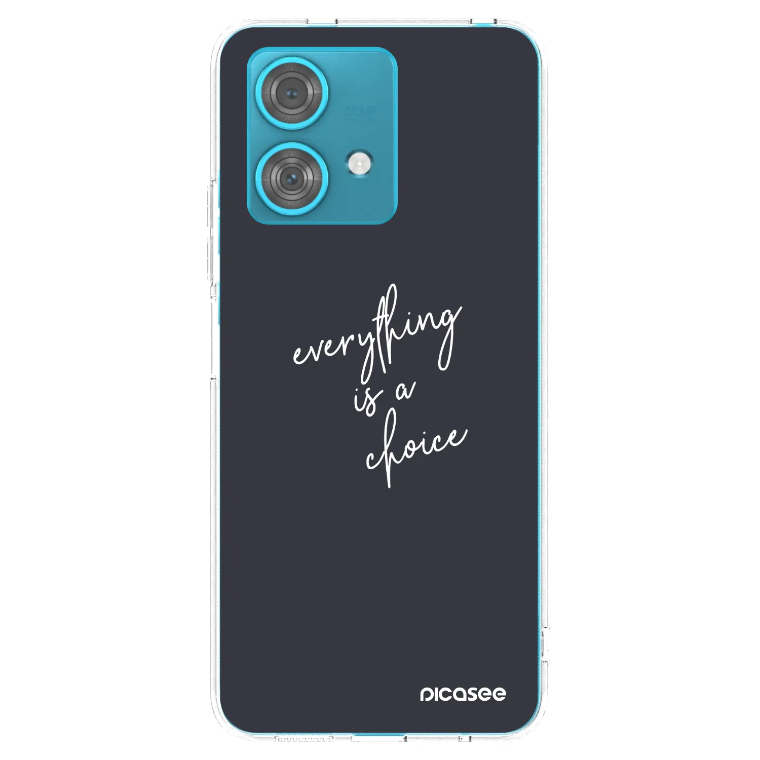 Picasee husă transparentă din silicon pentru Motorola Edge 40 Neo - Everything is a choice