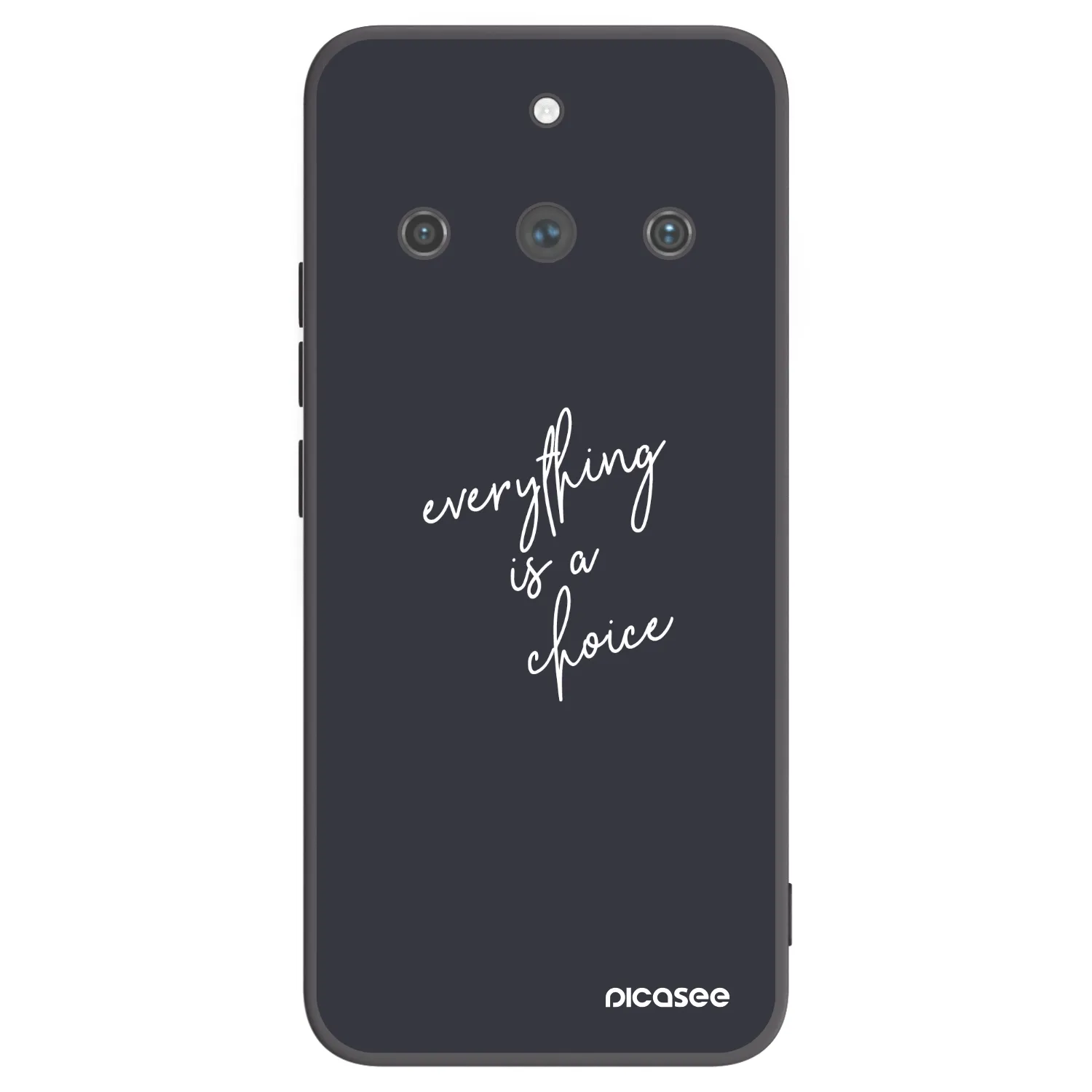 Picasee husă neagră din silicon pentru Realme 11 Pro+ - Everything is a choice
