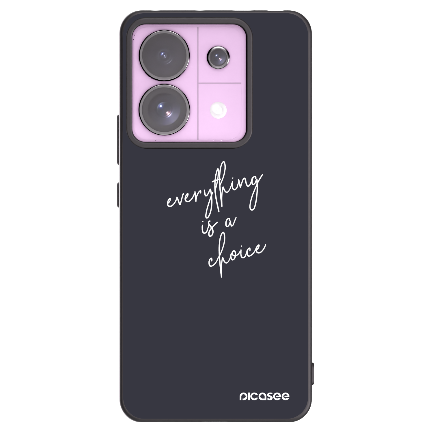 Picasee husă neagră din silicon pentru Xiaomi Redmi Note 13 Pro 5G - Everything is a choice