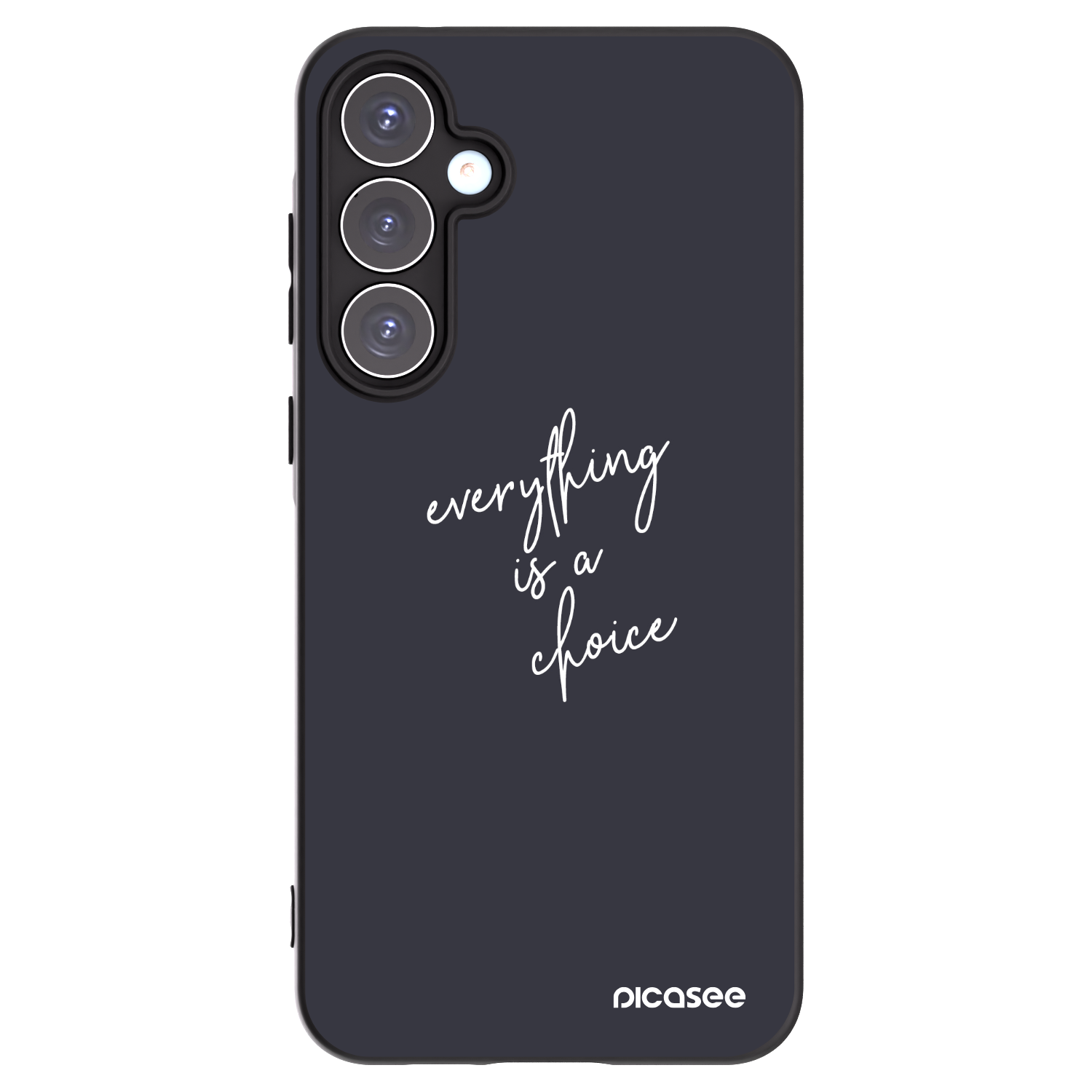 Picasee husă neagră din silicon pentru Samsung Galaxy A55 5G A556B - Everything is a choice