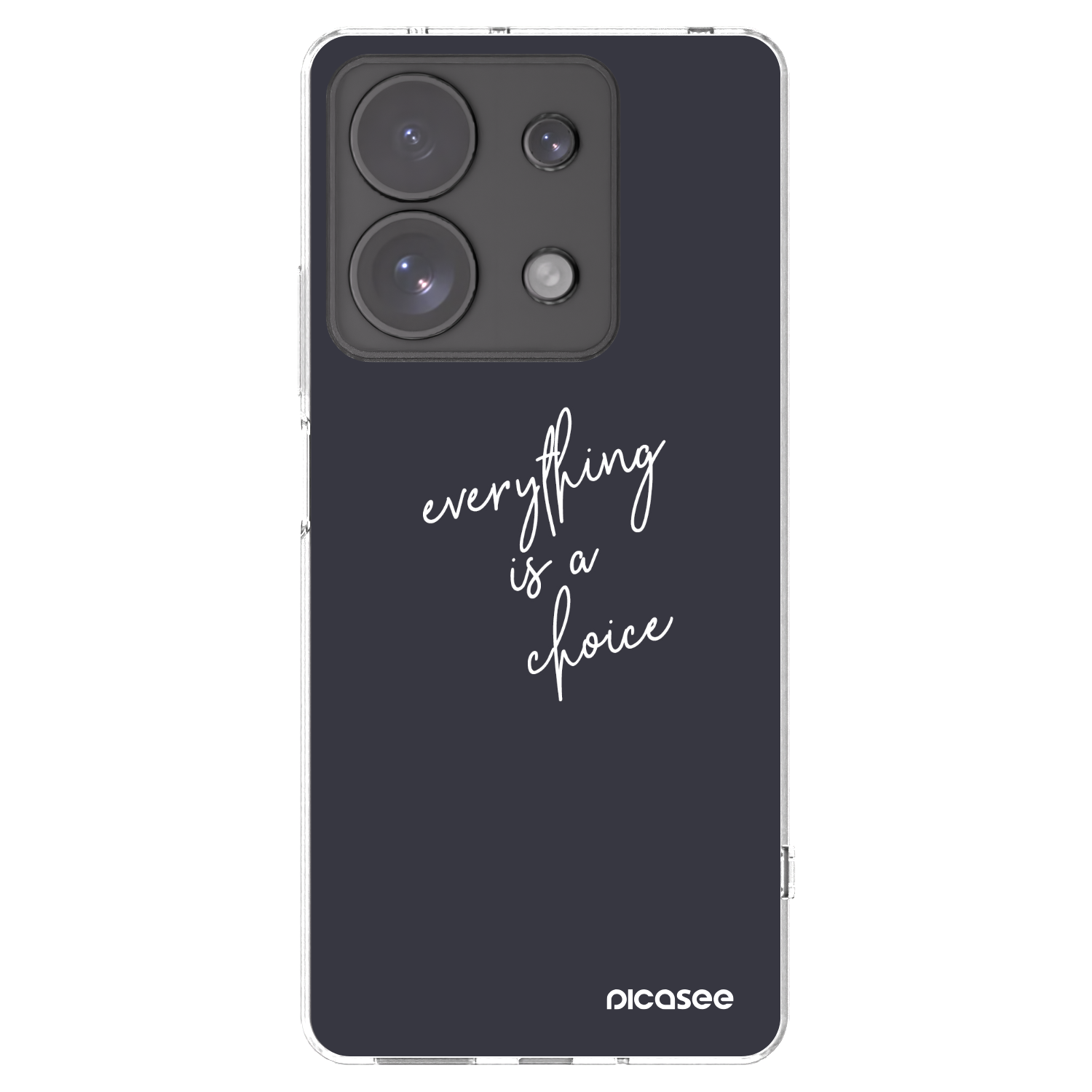 Picasee husă transparentă din silicon pentru Xiaomi Redmi Note 13 Pro 4G - Everything is a choice