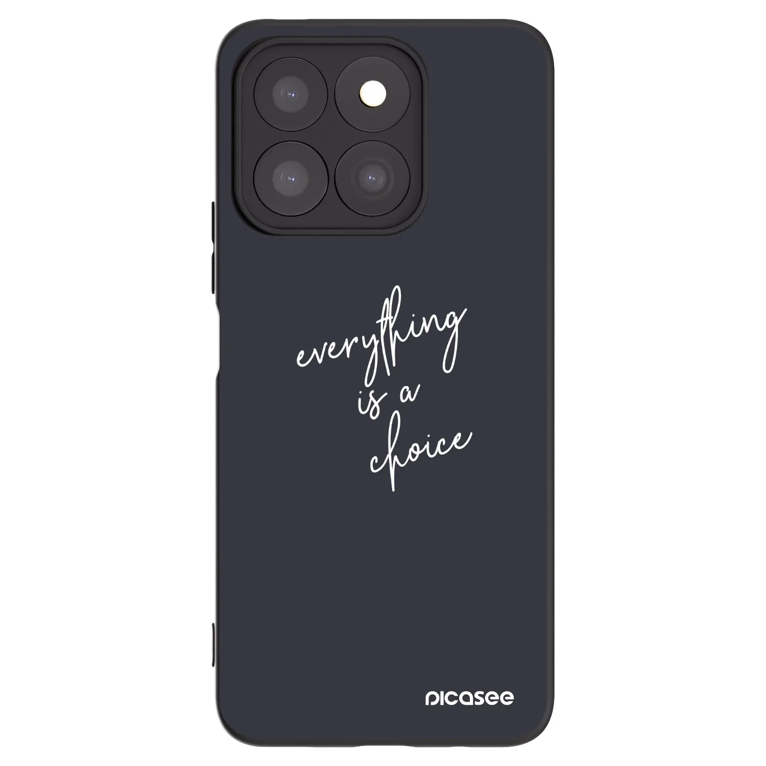 Picasee husă neagră din silicon pentru Honor X8b - Everything is a choice