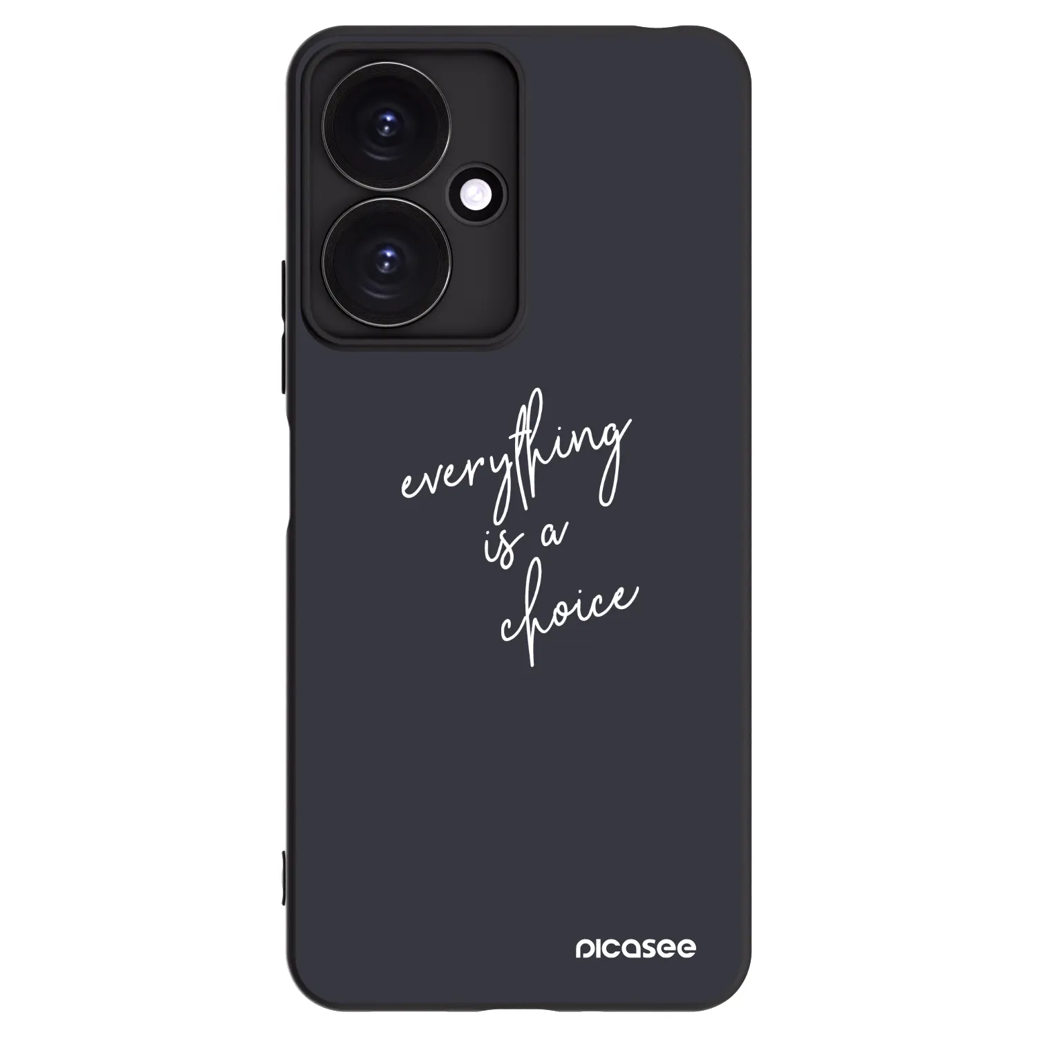 Picasee husă neagră din silicon pentru Xiaomi Redmi 13C 5G - Everything is a choice