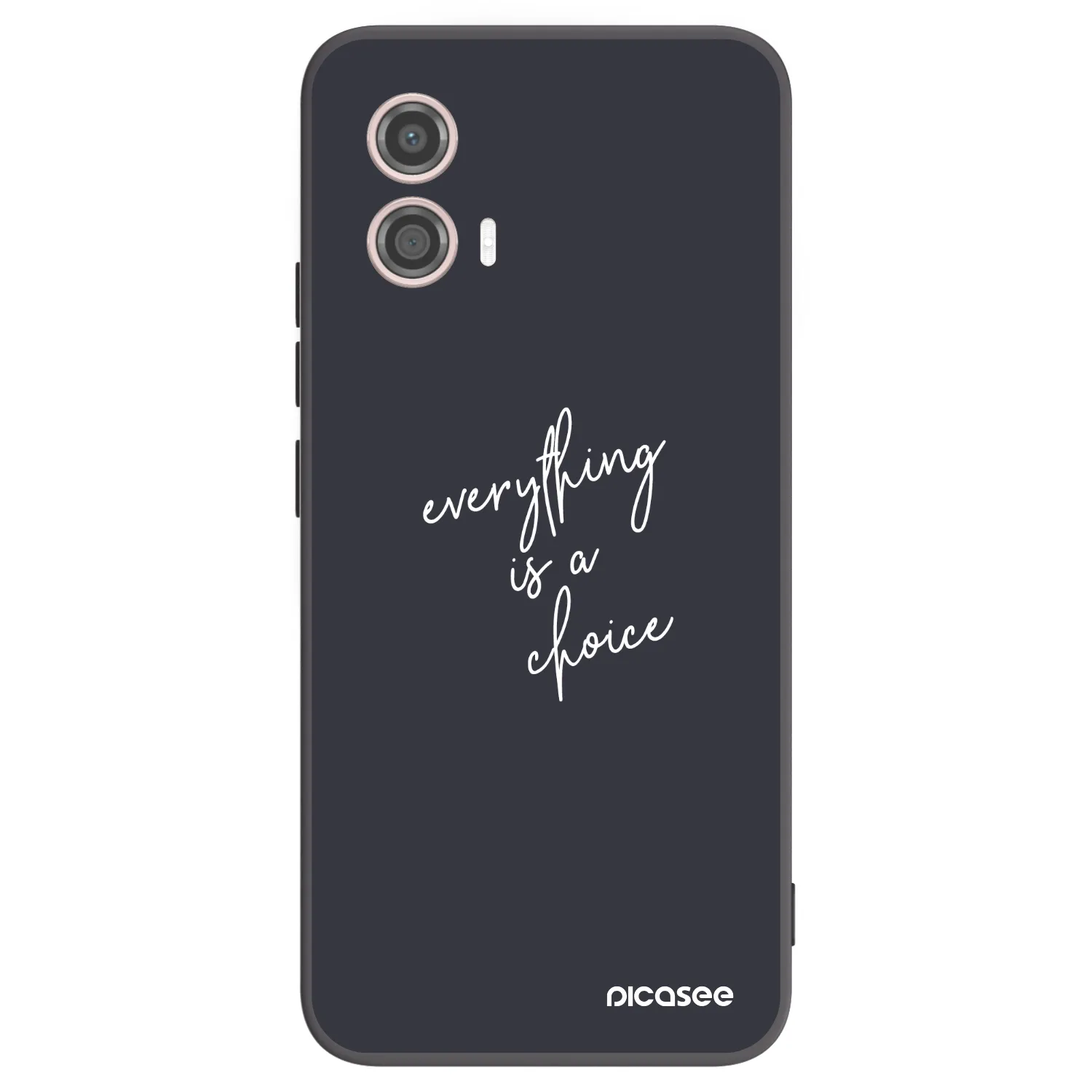 Picasee husă neagră din silicon pentru Motorola Moto G53 5G - Everything is a choice
