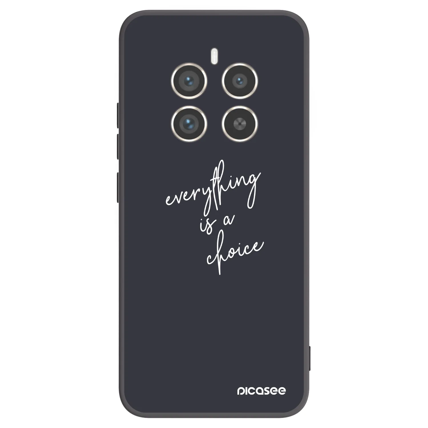 Picasee husă neagră din silicon pentru Realme 12 Pro 5G - Everything is a choice