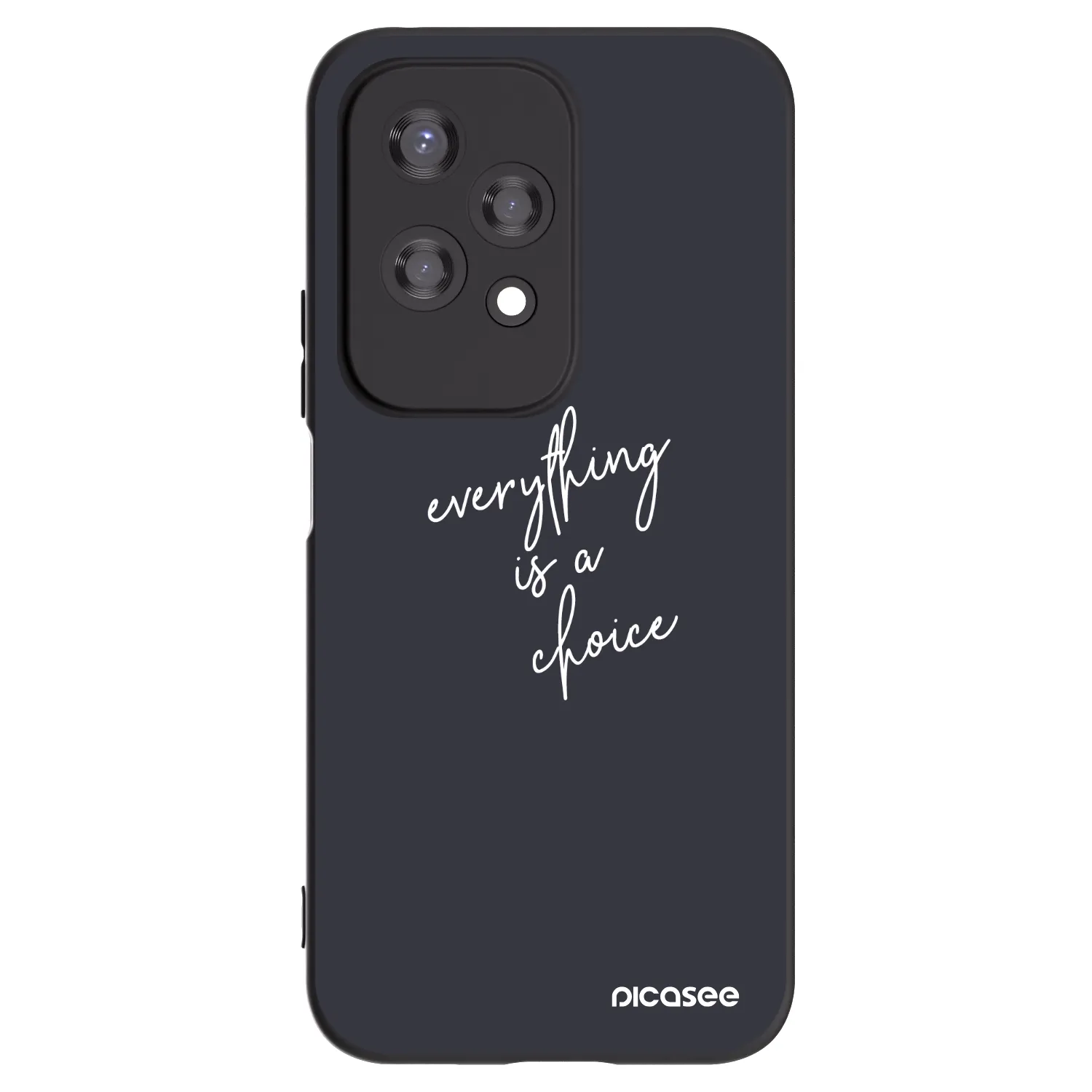 Picasee husă neagră din silicon pentru Honor 200 Lite - Everything is a choice