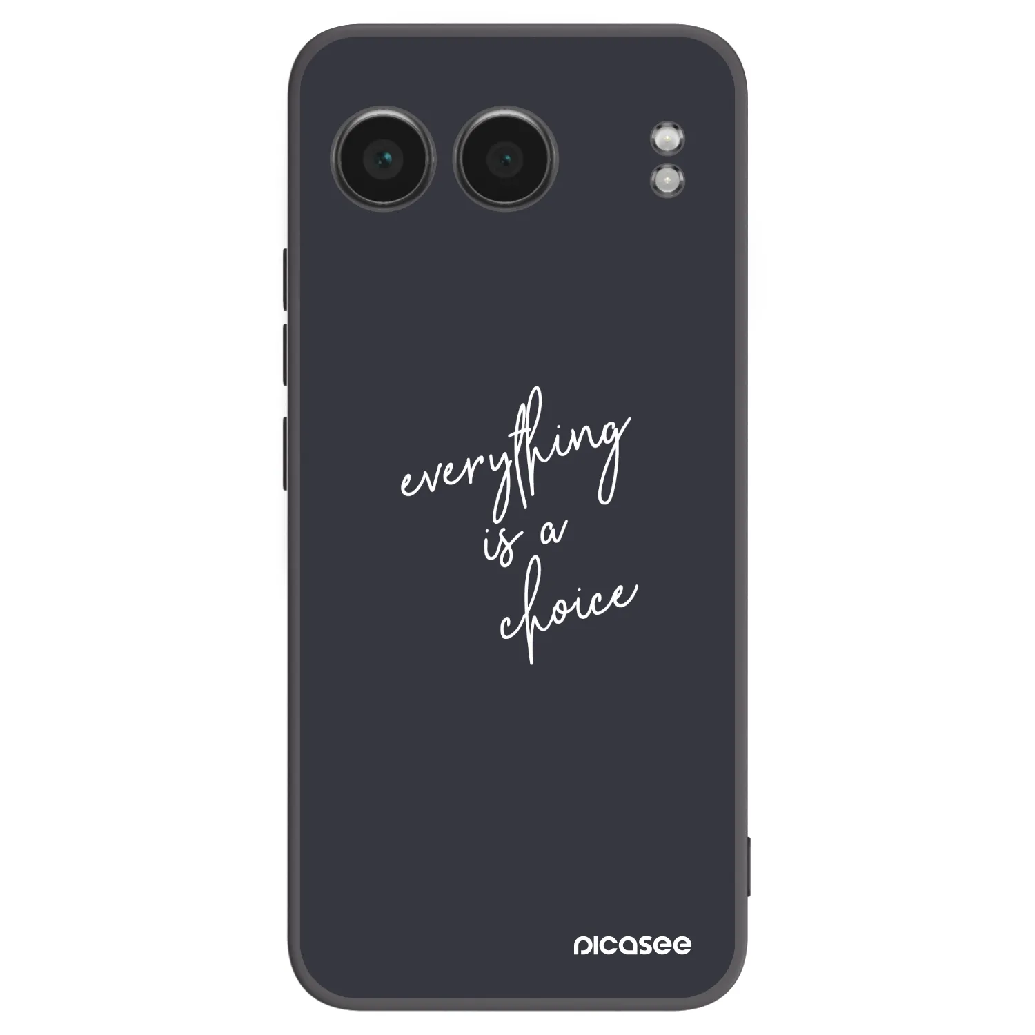 Picasee husă neagră din silicon pentru OnePlus Nord 4 - Everything is a choice