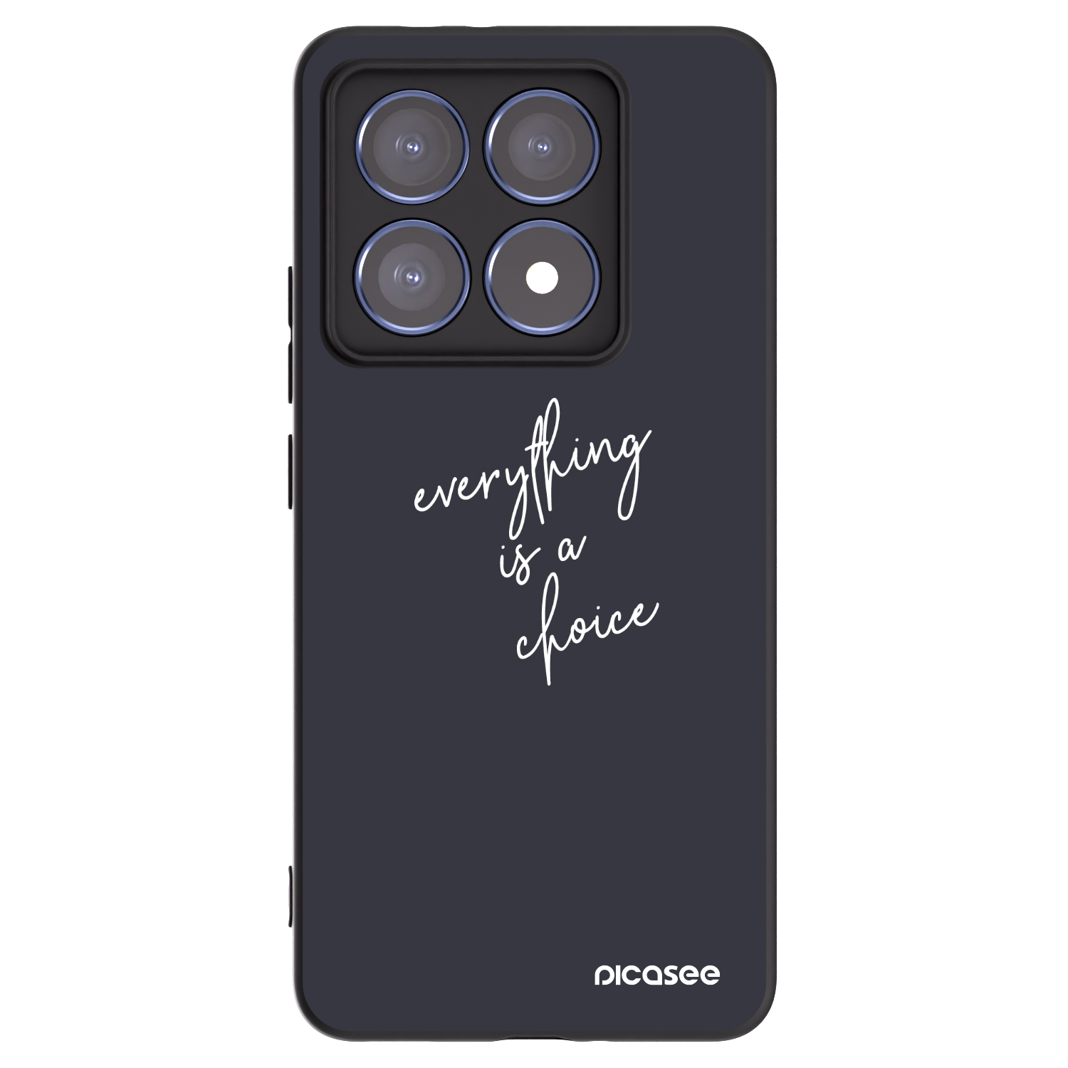 Picasee husă neagră din silicon pentru Xiaomi 14T Pro - Everything is a choice