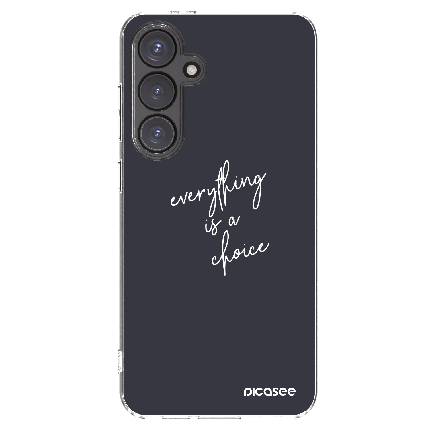 Picasee husă transparentă din silicon pentru Samsung Galaxy S24 FE S721B - Everything is a choice