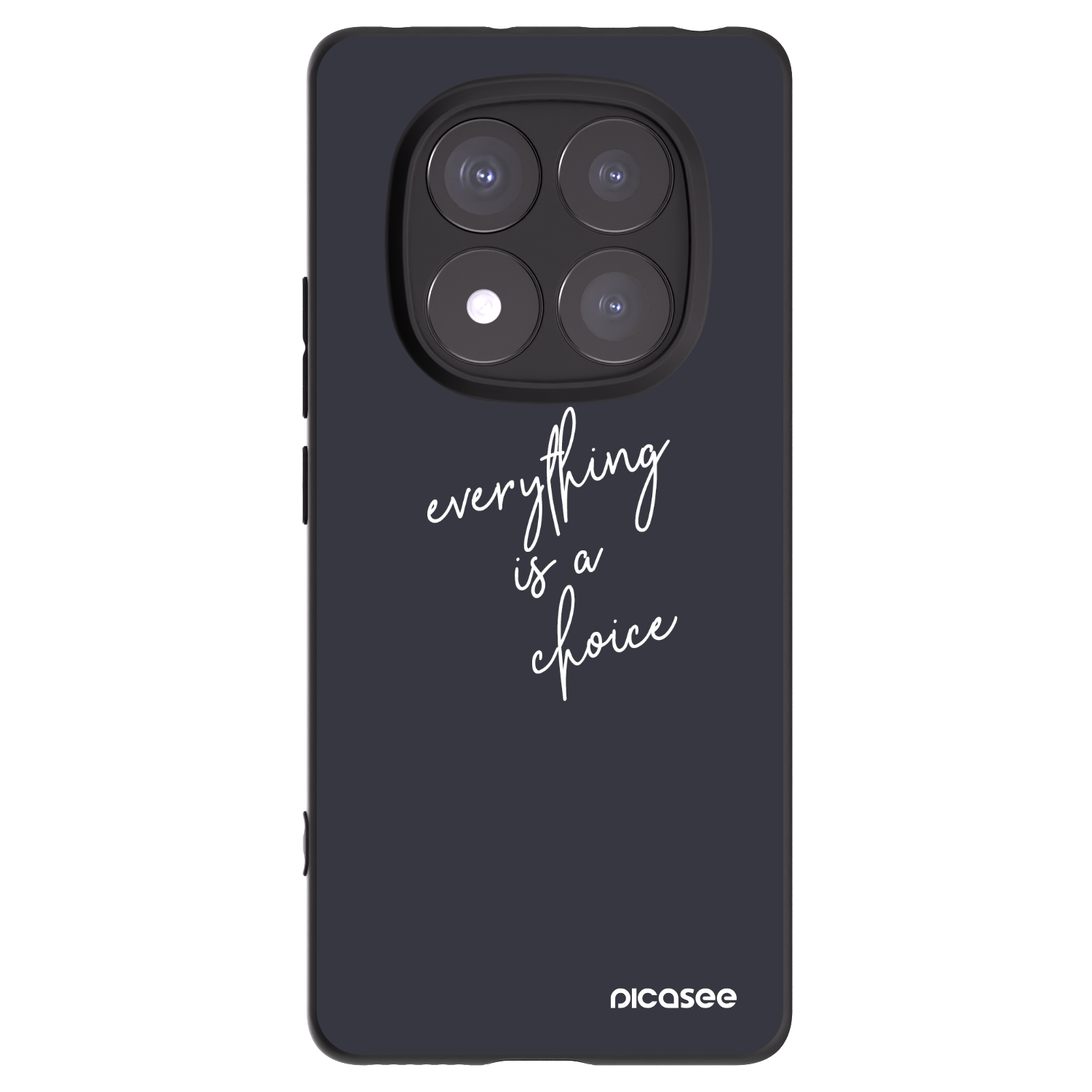 Picasee husă neagră din silicon pentru Xiaomi Redmi Note 14 Pro 5G - Everything is a choice