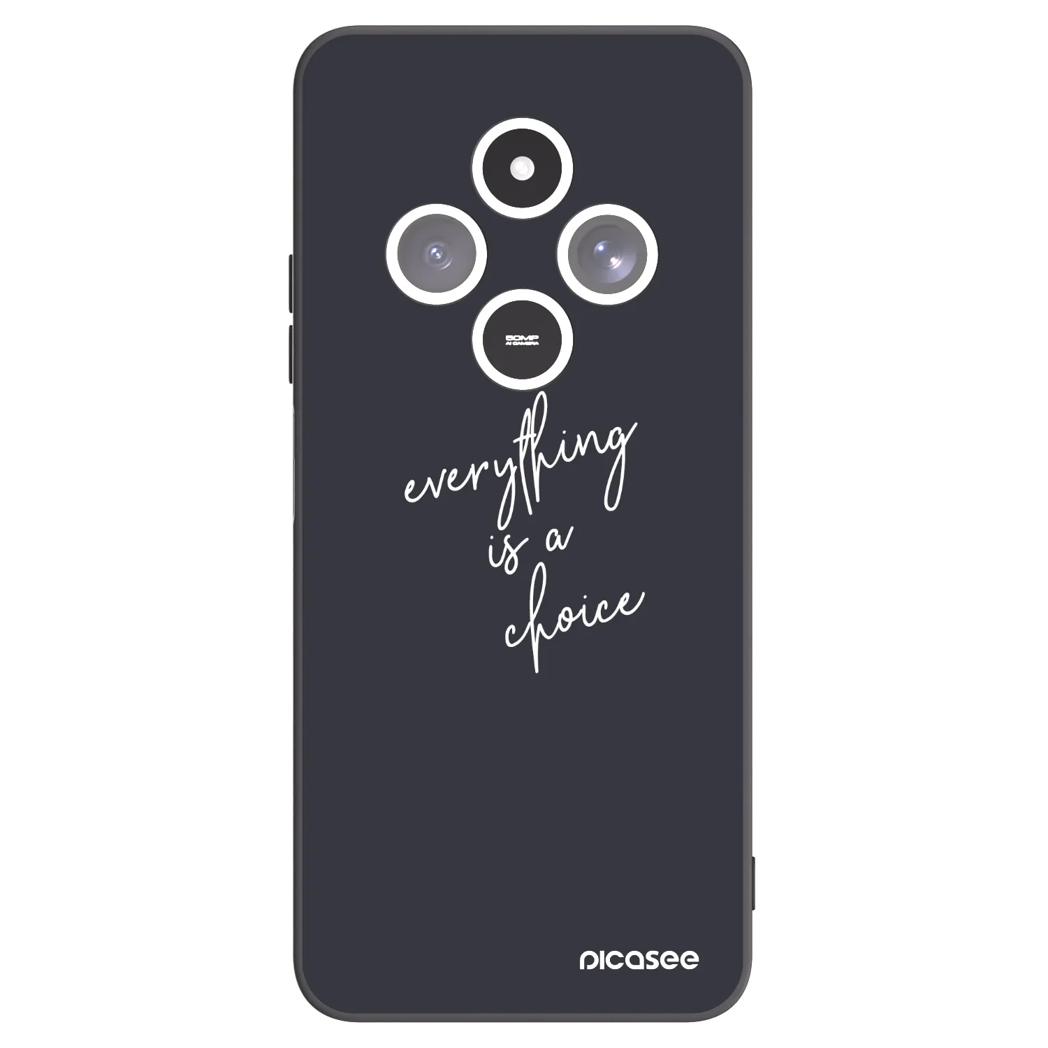 Picasee husă neagră din silicon pentru Xiaomi Redmi 14C - Everything is a choice