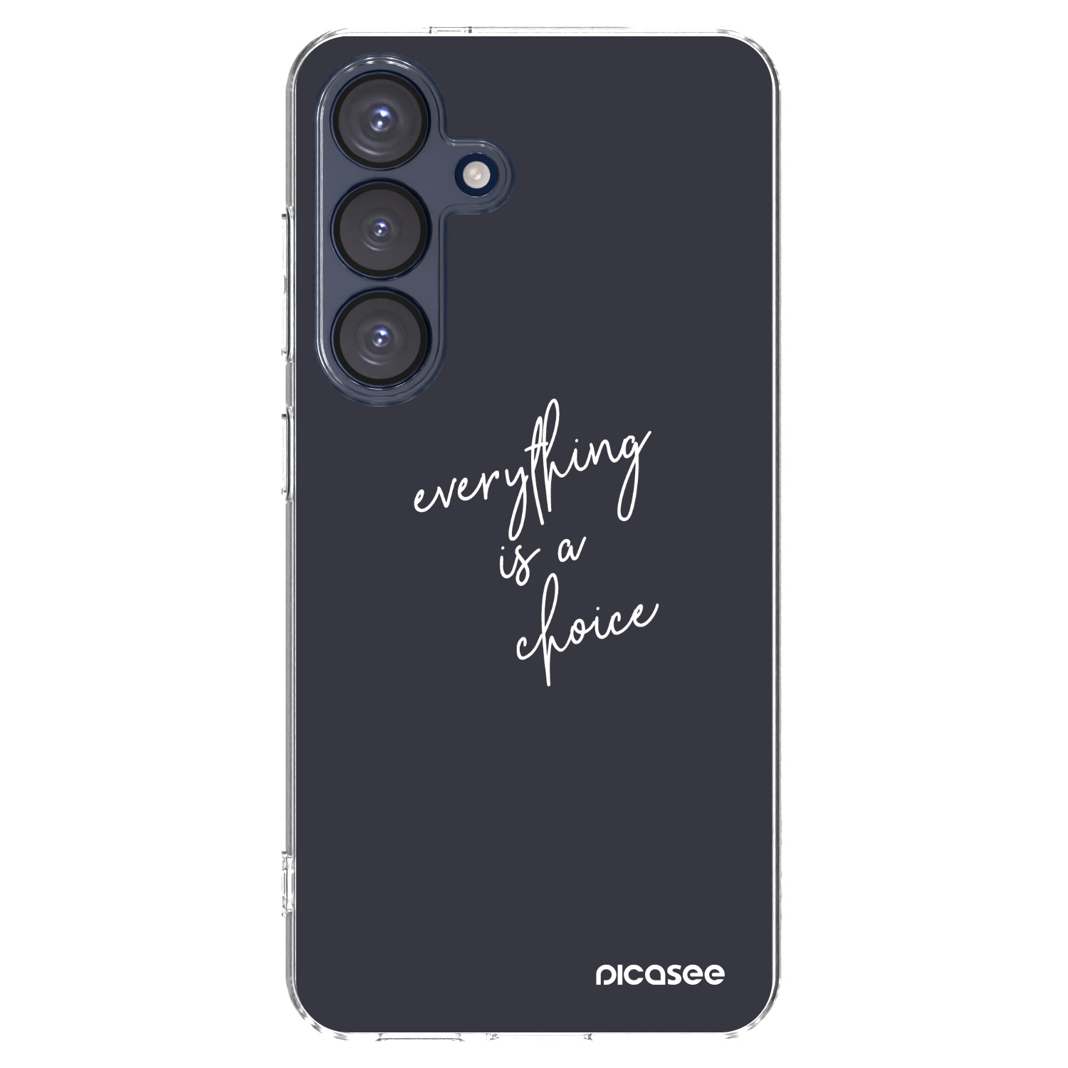 Picasee husă transparentă din silicon pentru Samsung Galaxy S25 5G - Everything is a choice