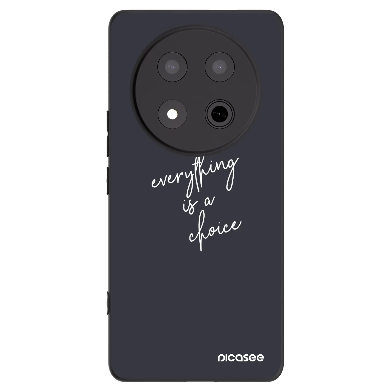 Picasee husă neagră din silicon pentru Honor Magic7 Lite 5G - Everything is a choice