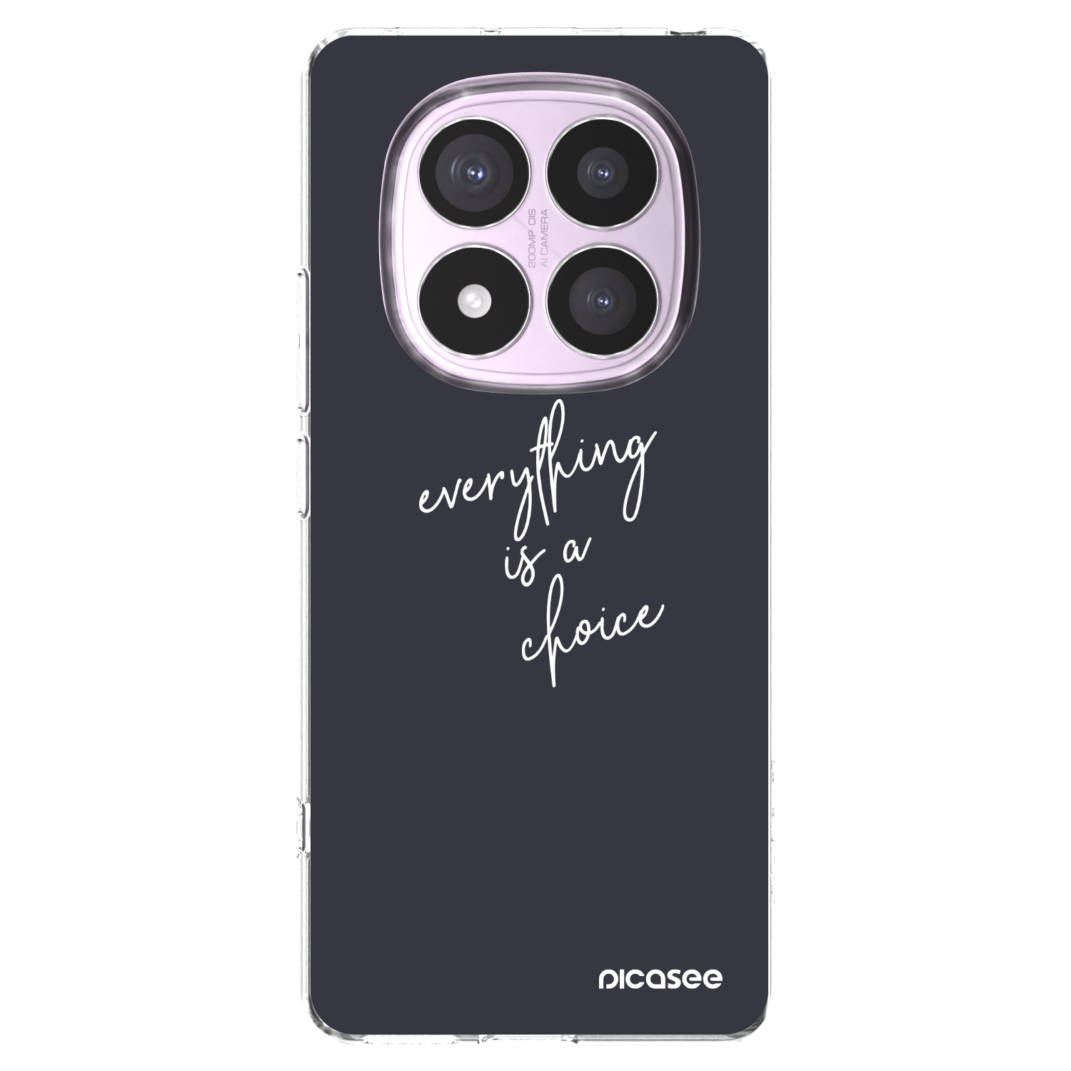 Picasee husă transparentă din silicon pentru Xiaomi Redmi Note 14 Pro 4G - Everything is a choice