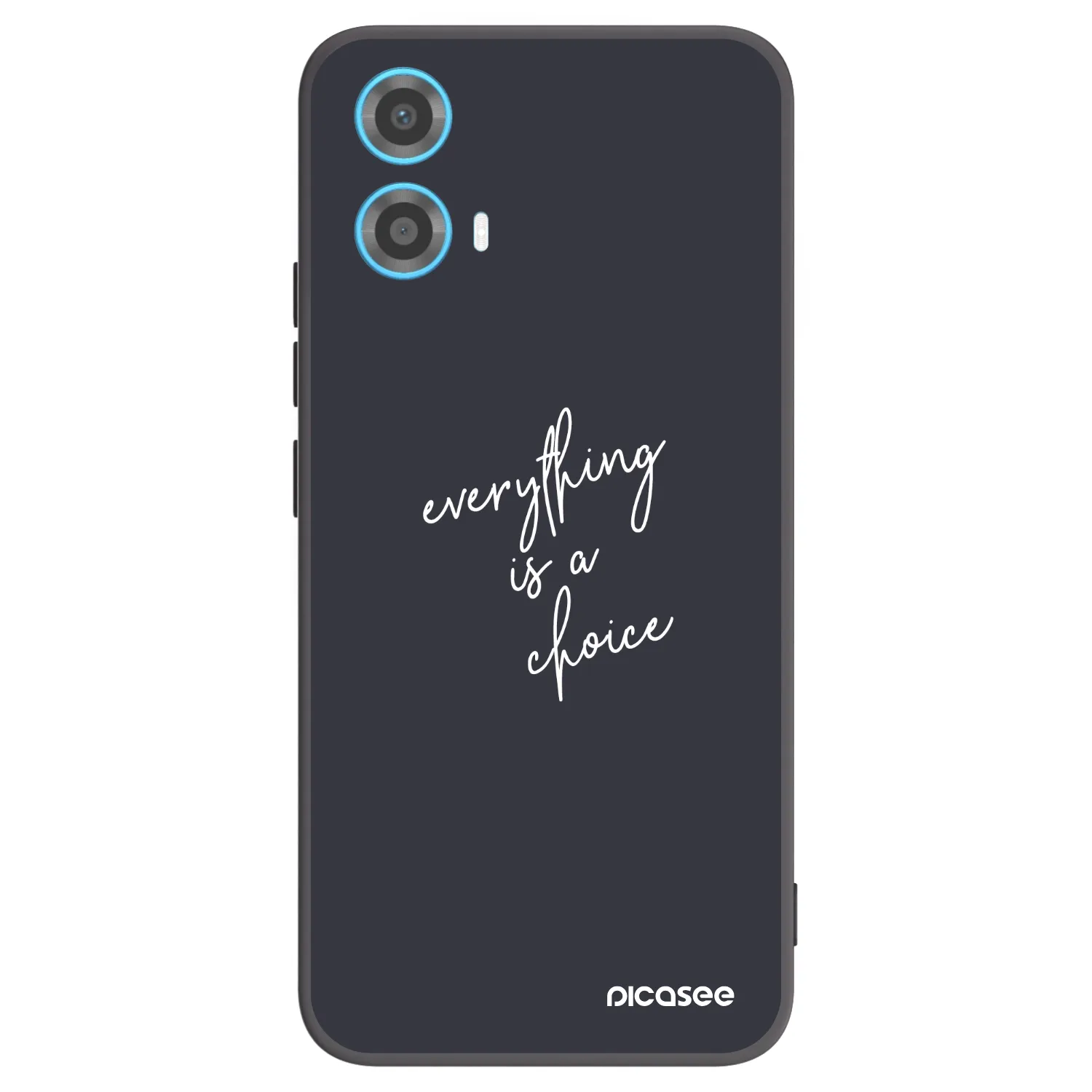 Picasee husă neagră din silicon pentru Motorola Moto G34 5G - Everything is a choice