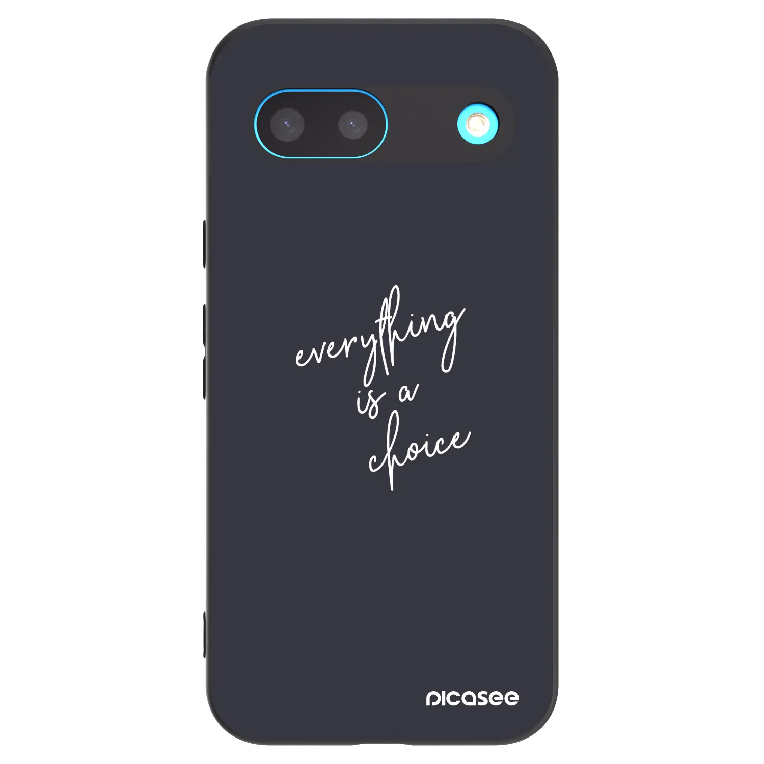Picasee husă neagră din silicon pentru Google Pixel 8 - Everything is a choice