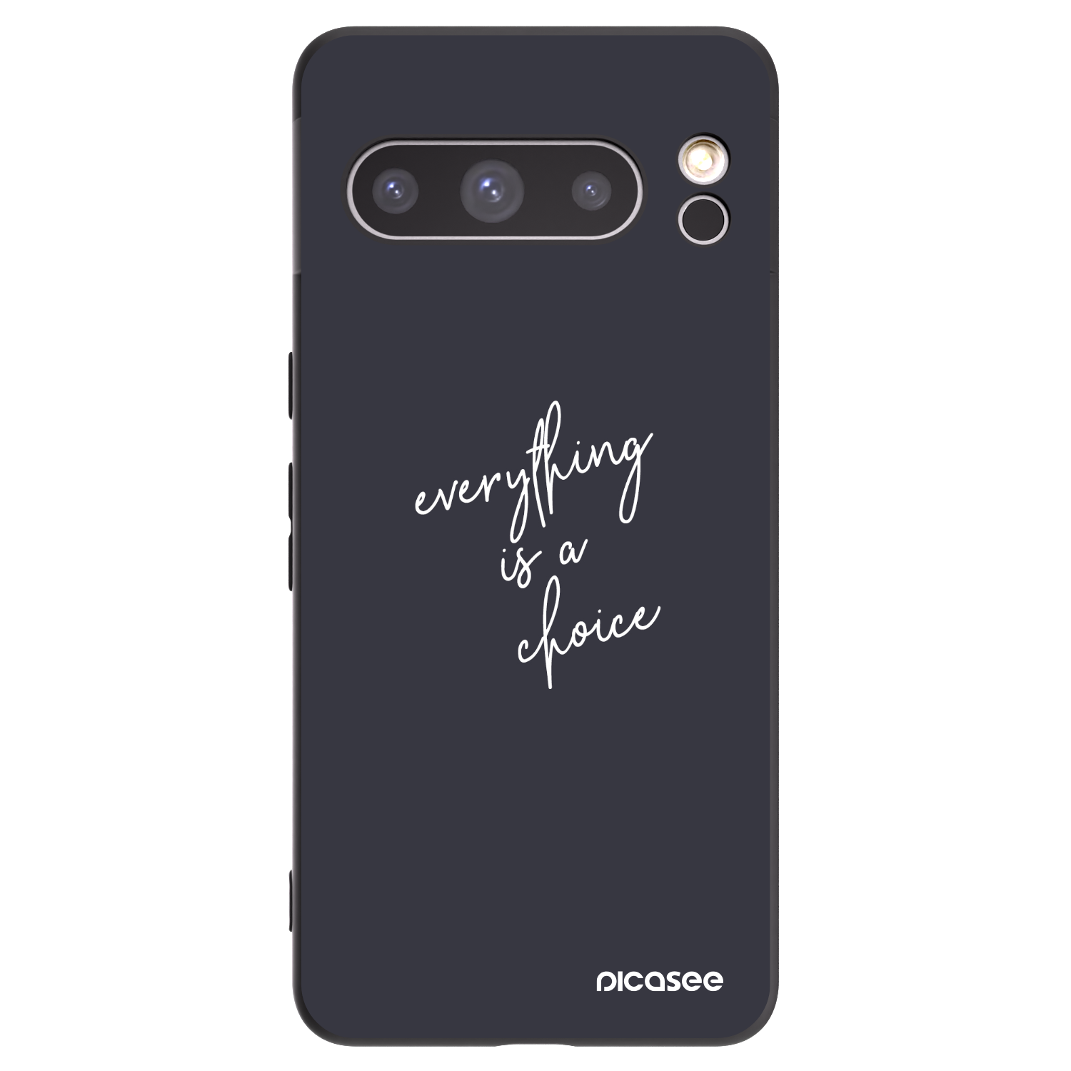 Picasee husă neagră din silicon pentru Google Pixel 8 Pro - Everything is a choice