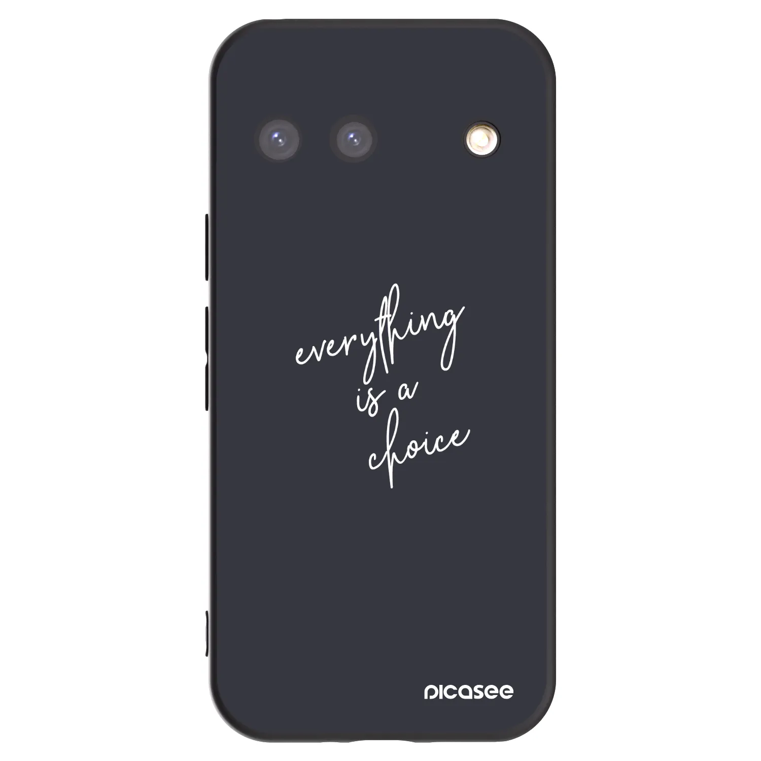 Picasee husă neagră din silicon pentru Google Pixel 9 - Everything is a choice