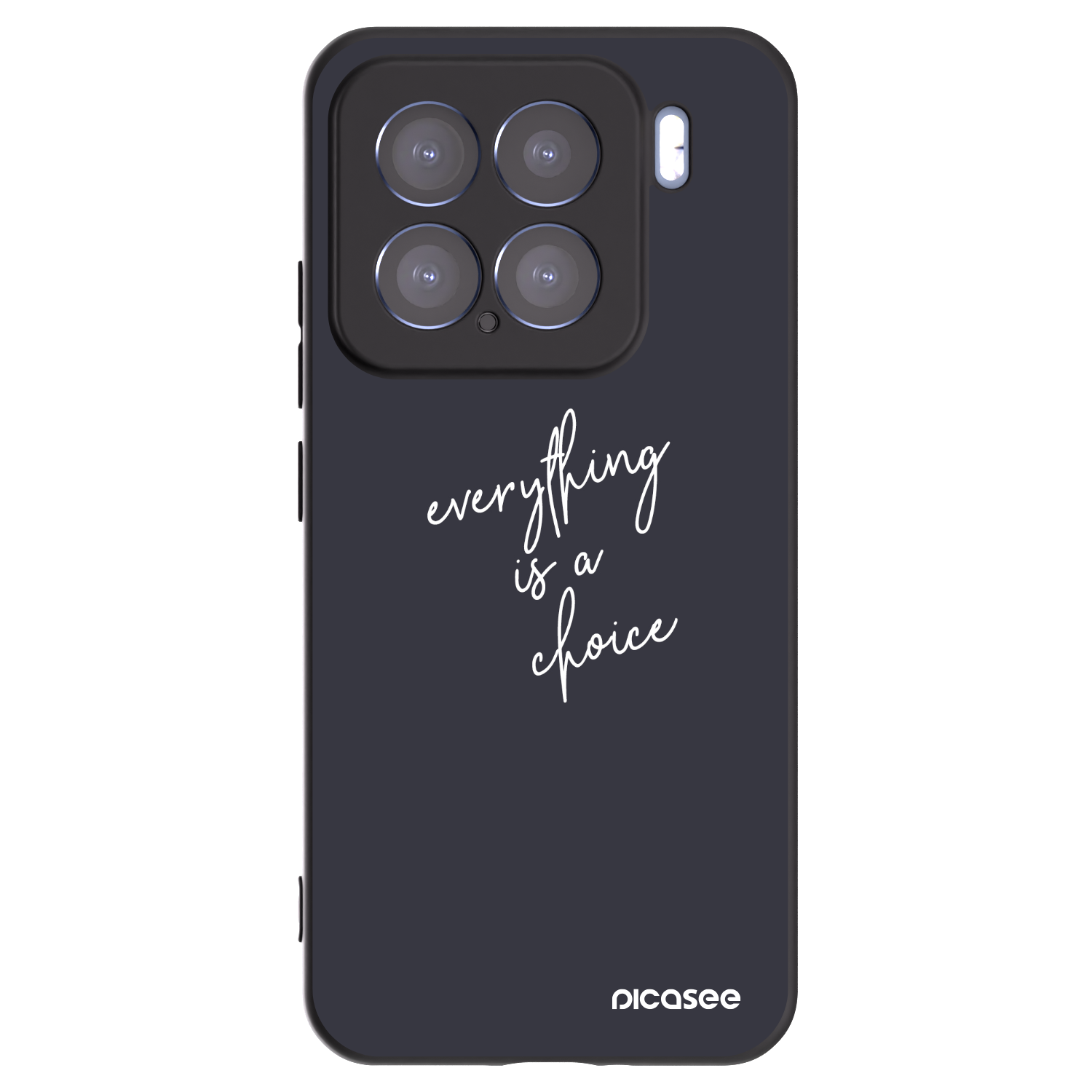 Picasee husă neagră din silicon pentru Xiaomi 15 - Everything is a choice