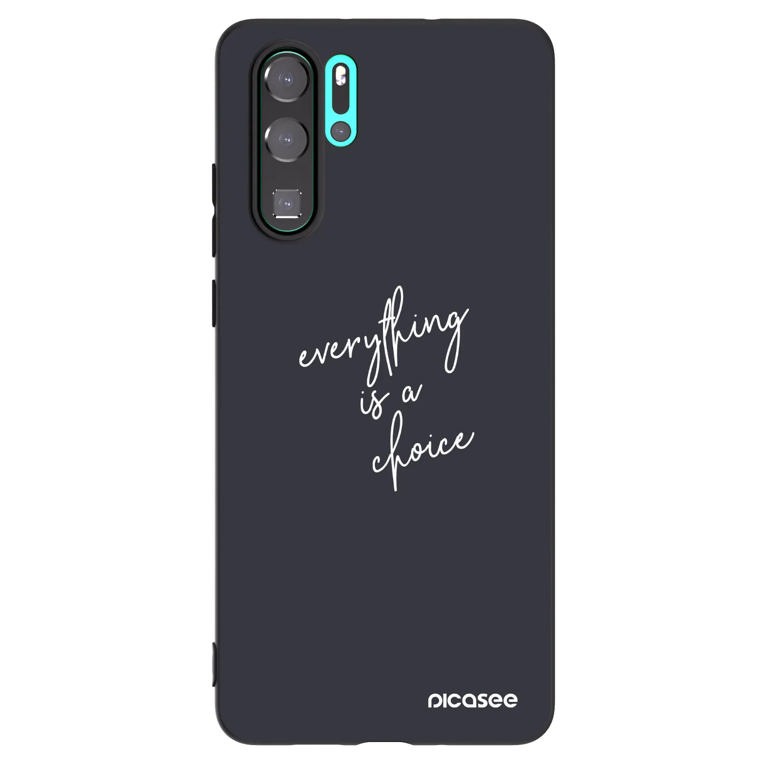 Picasee husă neagră din silicon pentru Huawei P30 Pro - Everything is a choice