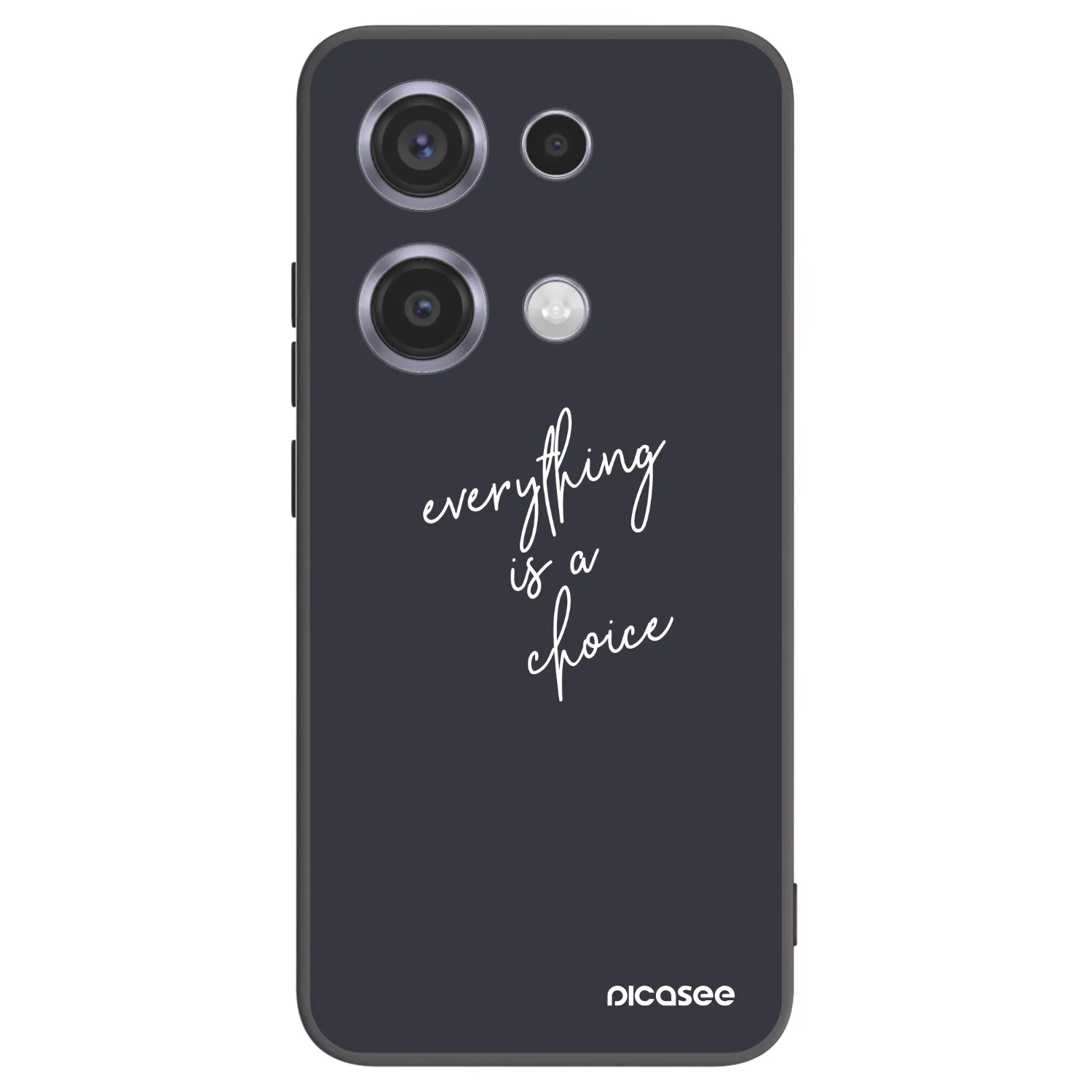 Picasee husă neagră din silicon pentru Xiaomi Redmi Note 14S - Everything is a choice