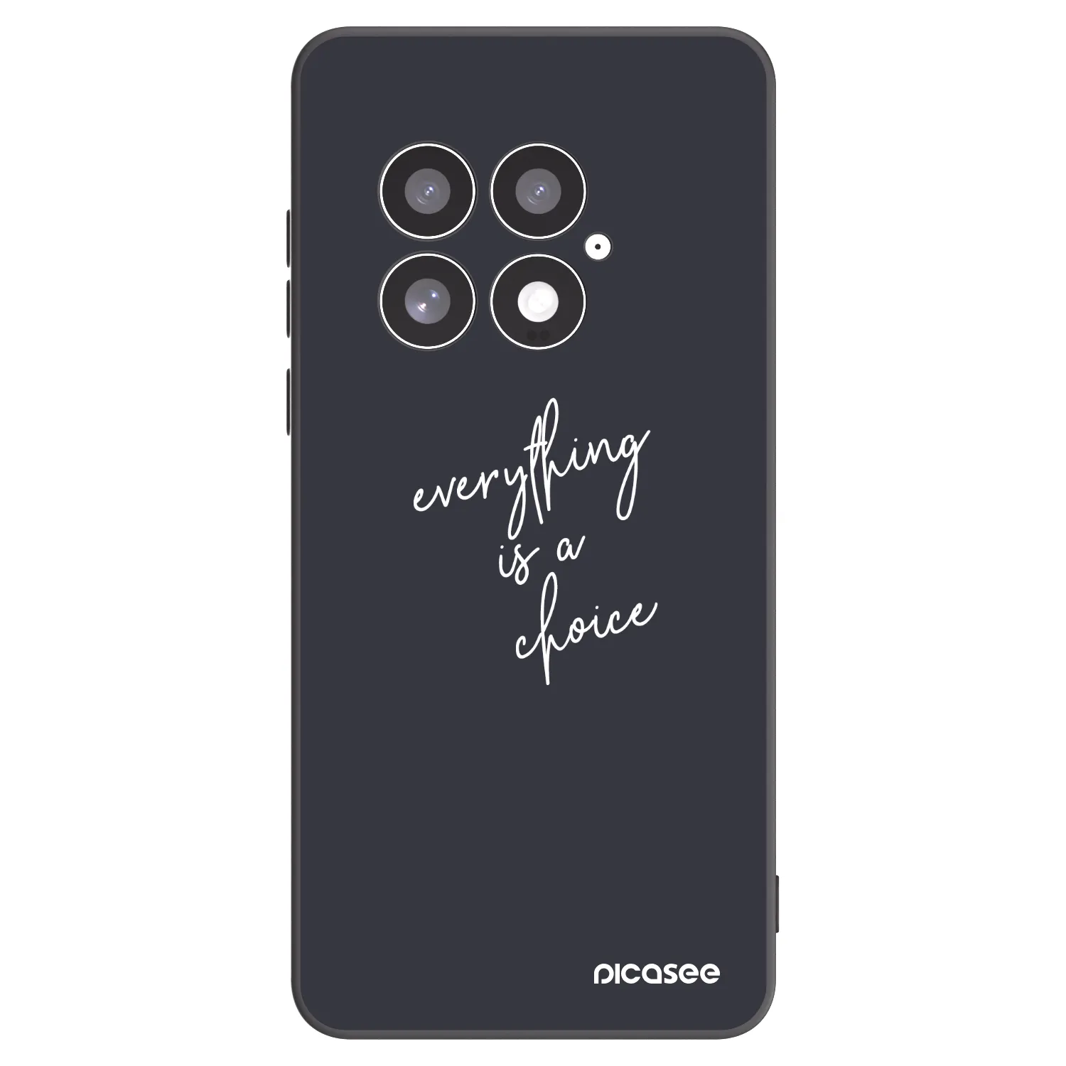 Picasee husă neagră din silicon pentru OnePlus 13 5G - Everything is a choice