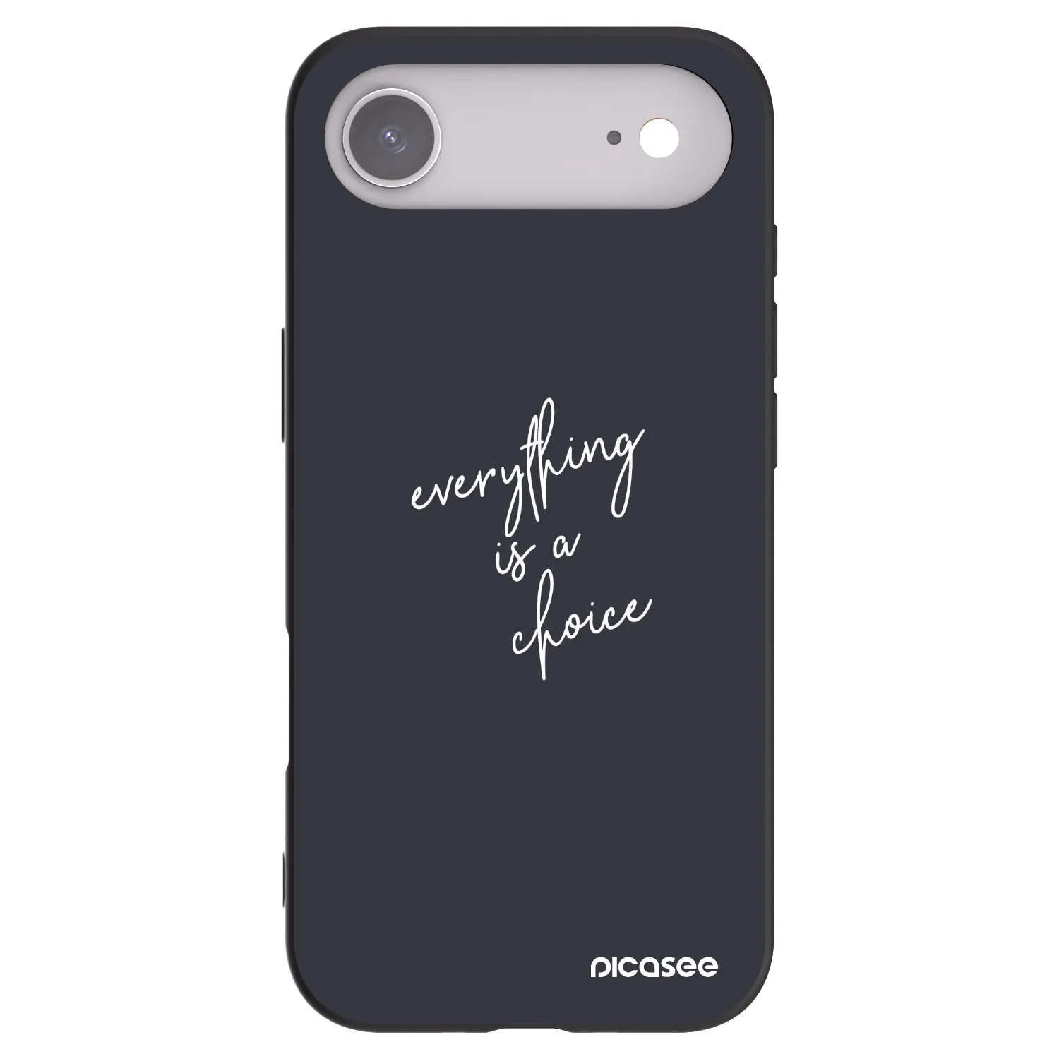 Picasee husă neagră din silicon pentru Apple iPhone Air - Everything is a choice