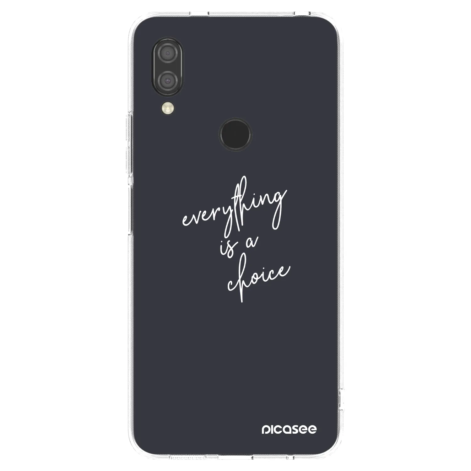 Picasee husă transparentă din silicon pentru Xiaomi Redmi 7 - Everything is a choice