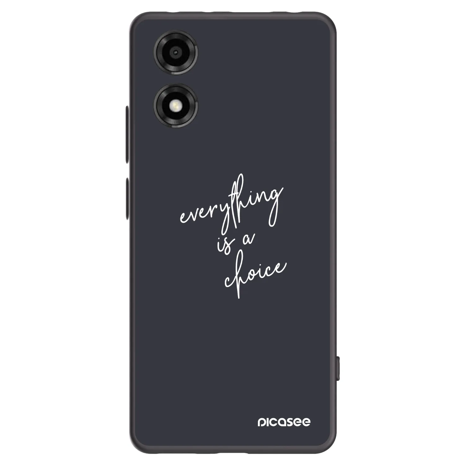 Picasee husă neagră din silicon pentru Motorola Moto E14 - Everything is a choice