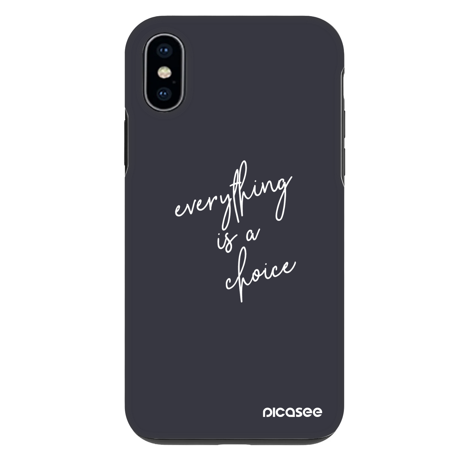 Picasee Fashion Case pentru Apple iPhone X/XS - Everything is a choice