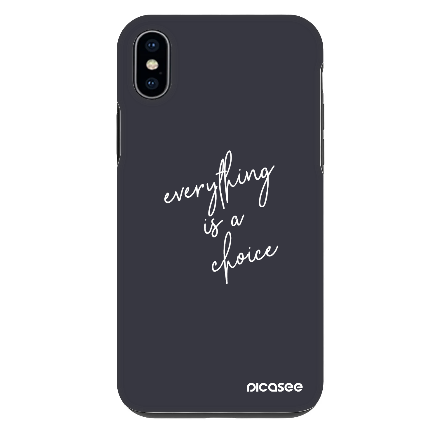 Picasee Fashion Case pentru Apple iPhone XS Max - Everything is a choice