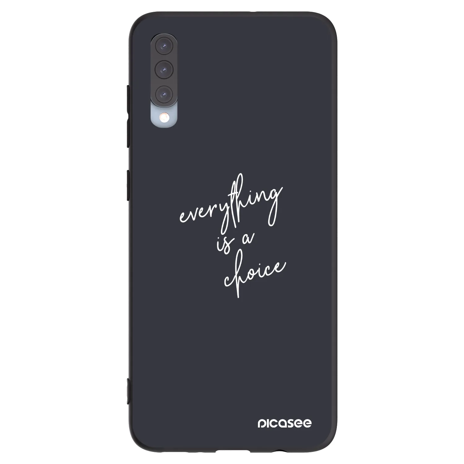 Picasee husă neagră din silicon pentru Samsung Galaxy A70 A705F - Everything is a choice