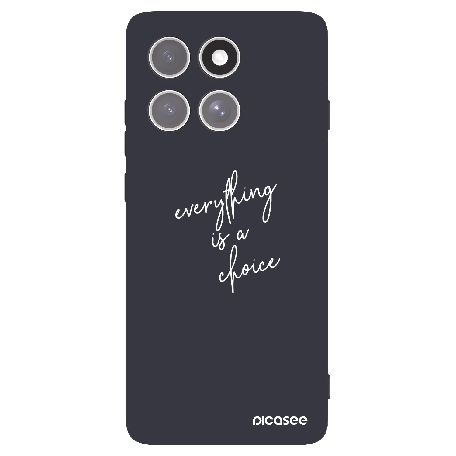 Picasee husă neagră din silicon pentru Motorola Edge 60 Pro - Everything is a choice