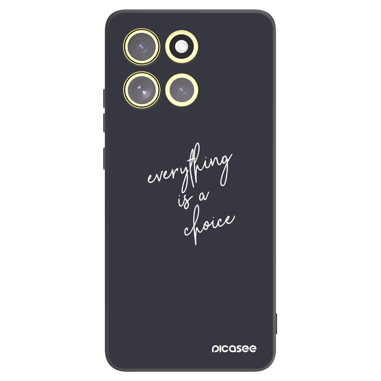 Picasee husă neagră din silicon pentru Motorola Moto G86 5G - Everything is a choice