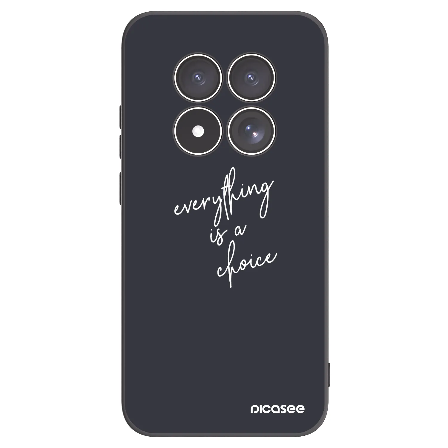 Picasee husă neagră din silicon pentru Xiaomi Redmi Note 15 Pro 4G - Everything is a choice