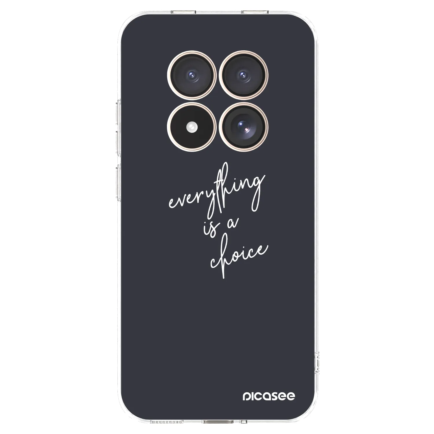 Picasee husă transparentă din silicon pentru Xiaomi Redmi Note 15 Pro 4G - Everything is a choice