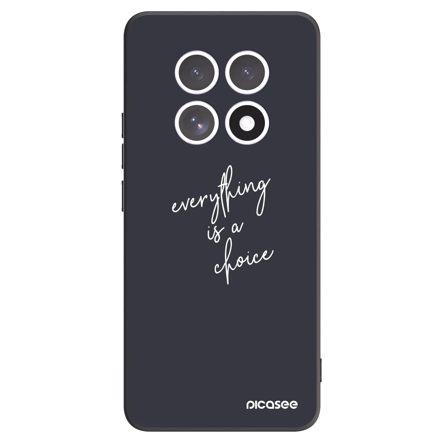 Picasee husă neagră din silicon pentru Xiaomi Redmi Note 15 - Everything is a choice