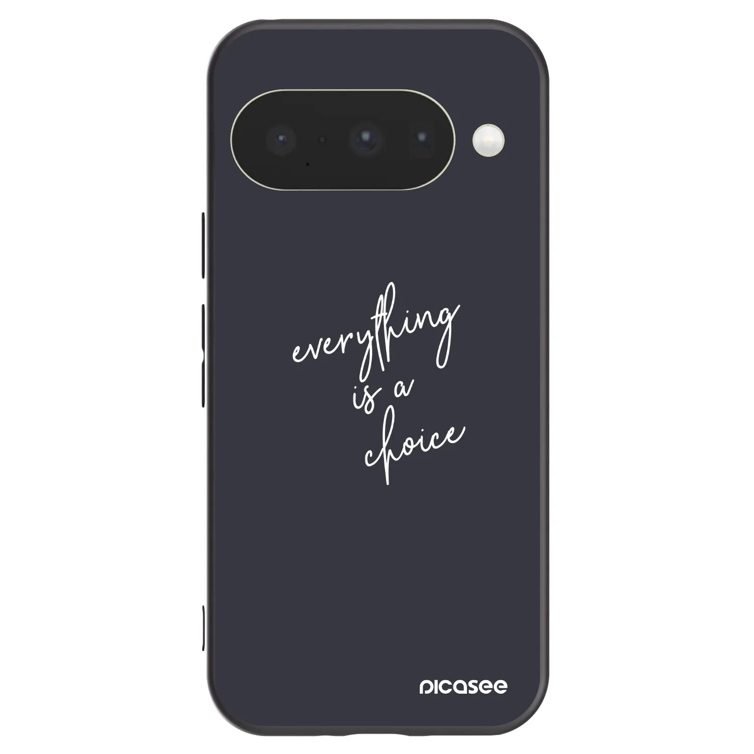 Picasee husă neagră din silicon pentru Google Pixel 10 - Everything is a choice