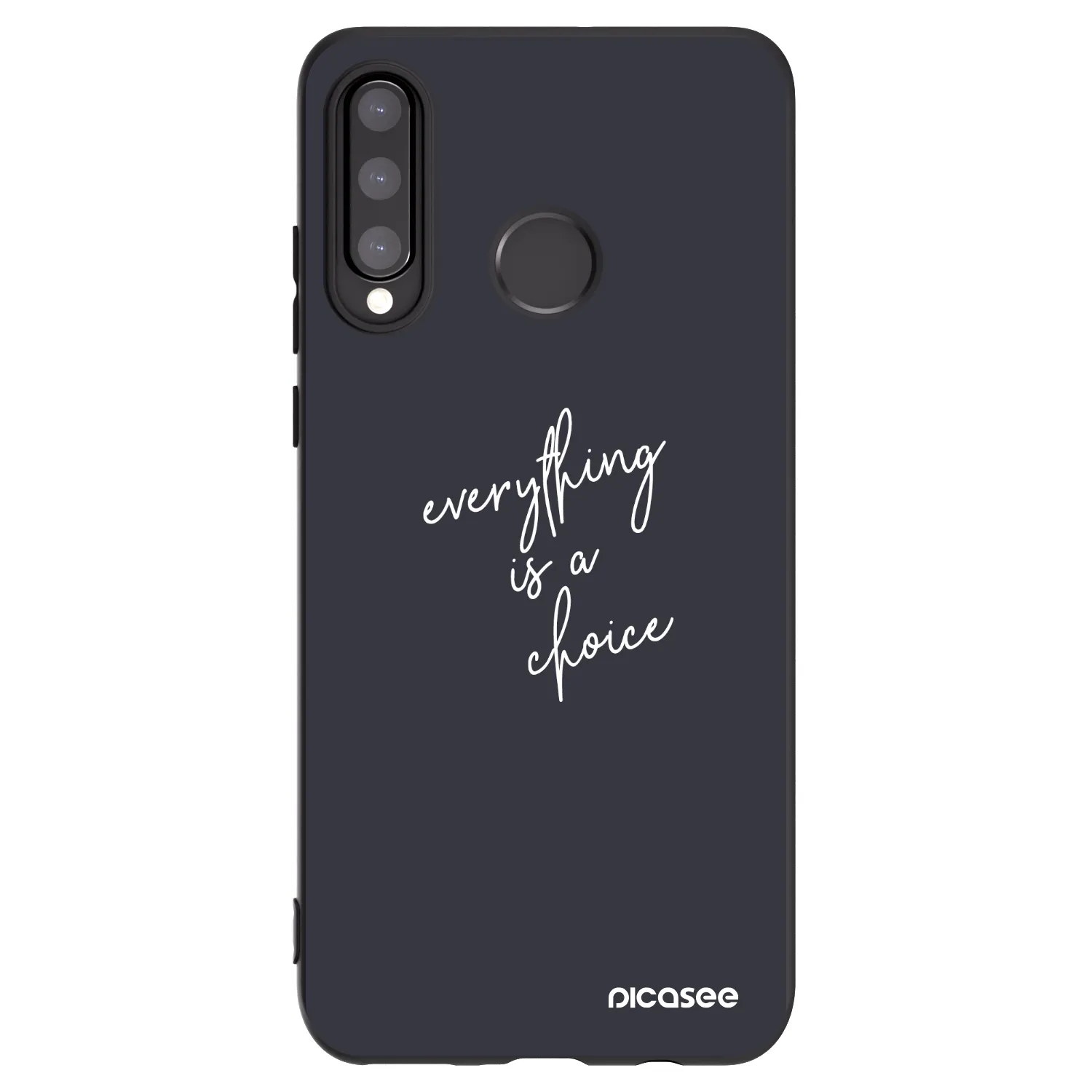Picasee husă neagră din silicon pentru Huawei P30 Lite - Everything is a choice