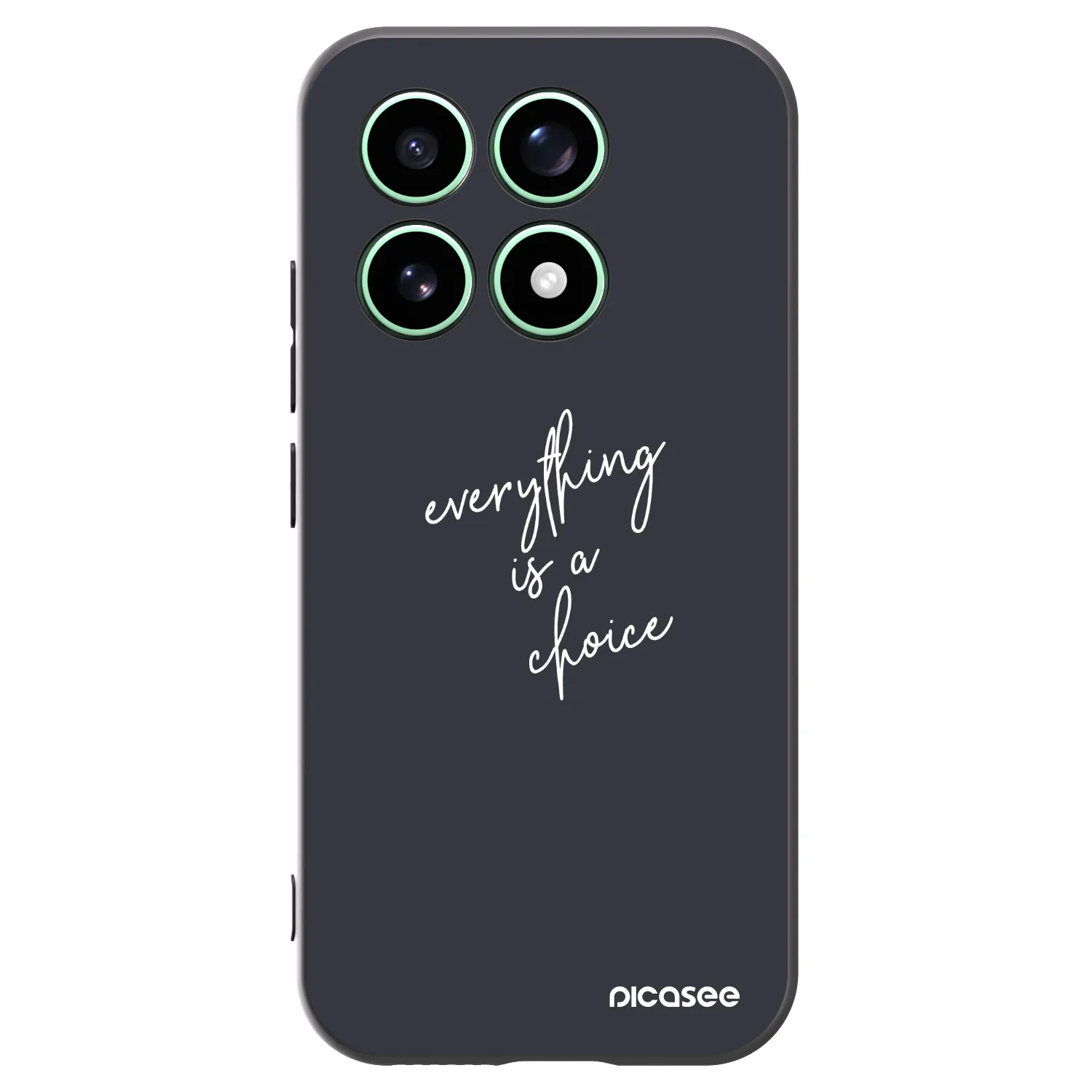 Picasee husă neagră din silicon pentru Xiaomi 17 - Everything is a choice