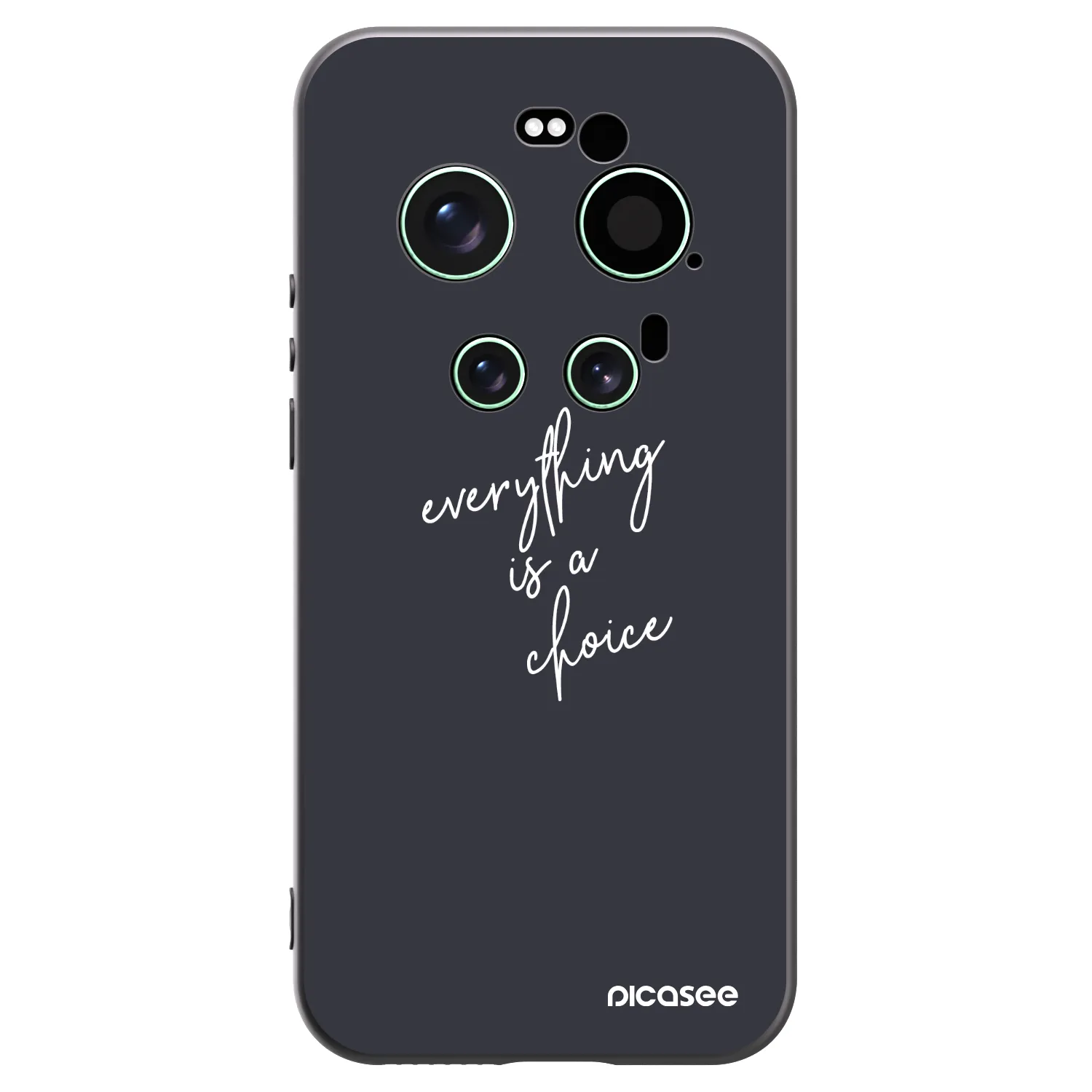 Picasee husă neagră din silicon pentru Xiaomi 17 Ultra - Everything is a choice