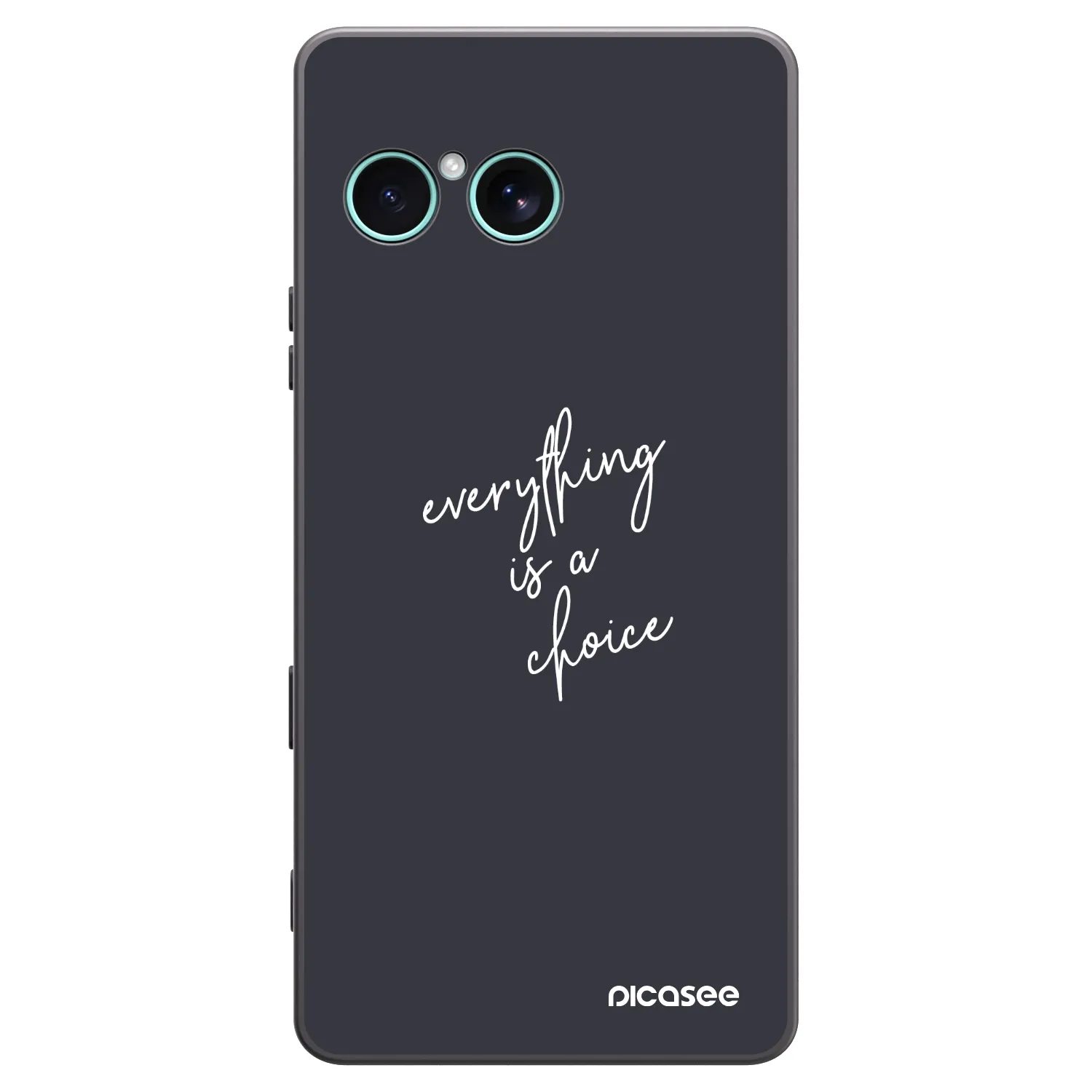 Picasee husă neagră din silicon pentru Sony Xperia 10 VII - Everything is a choice
