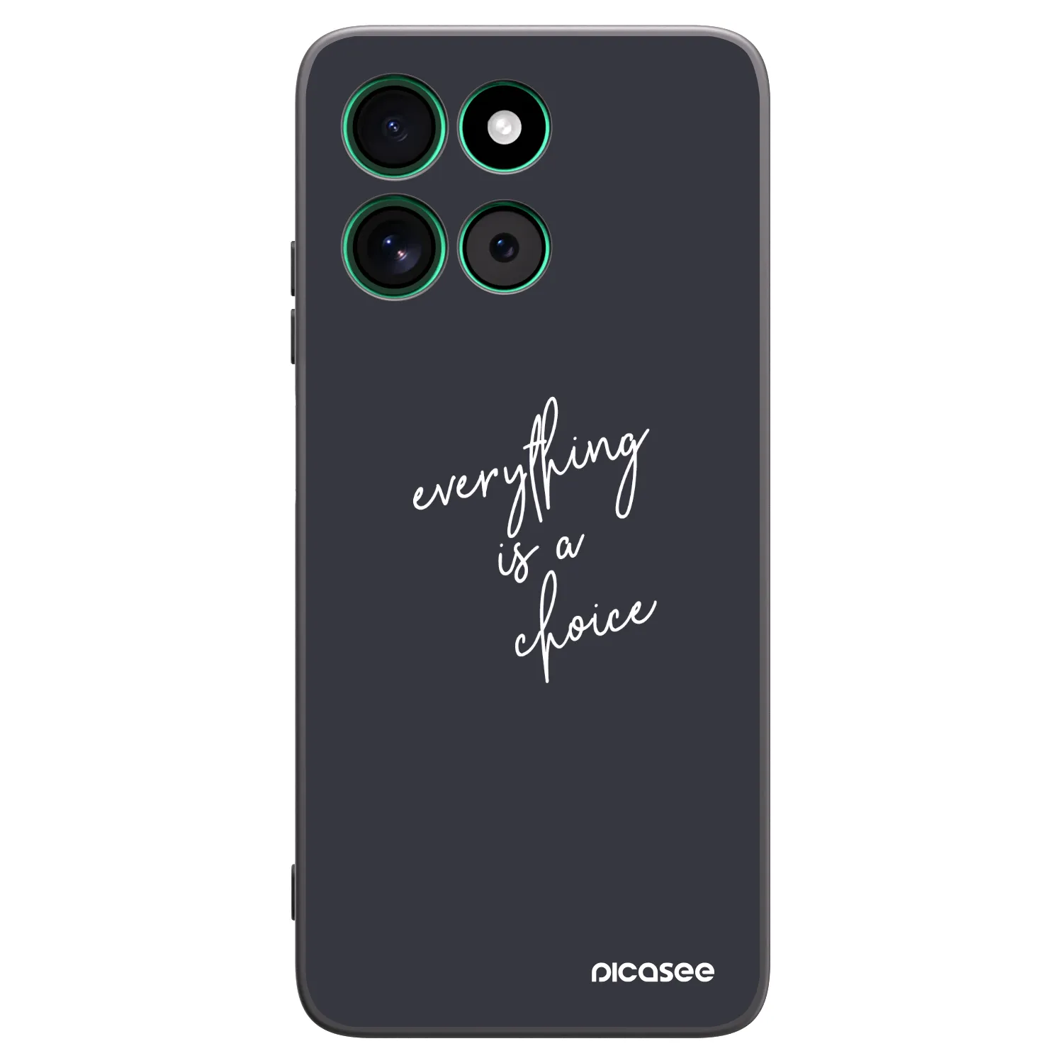Picasee husă neagră din silicon pentru Motorola Moto G57 Power - Everything is a choice