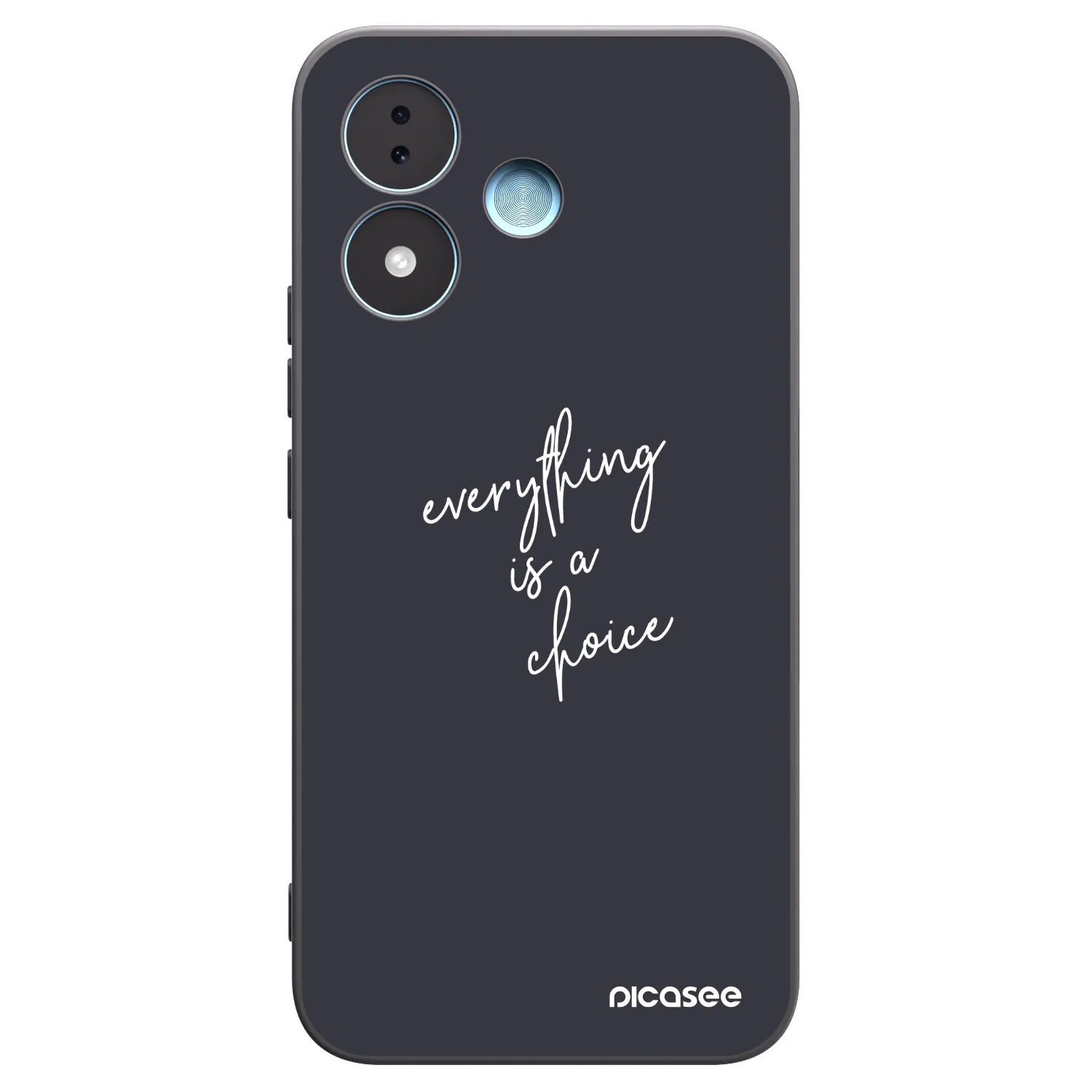 Picasee husă neagră din silicon pentru Xiaomi Redmi Note 17 5G - Everything is a choice