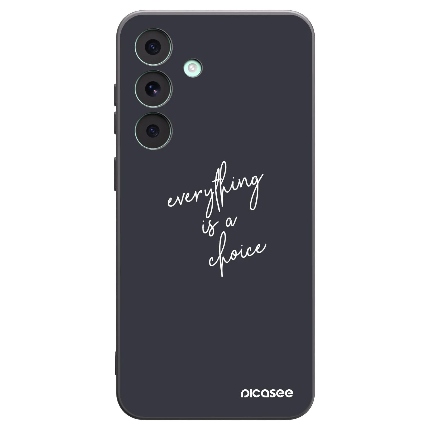 Picasee husă neagră din silicon pentru Samsung Galaxy S26 FE - Everything is a choice