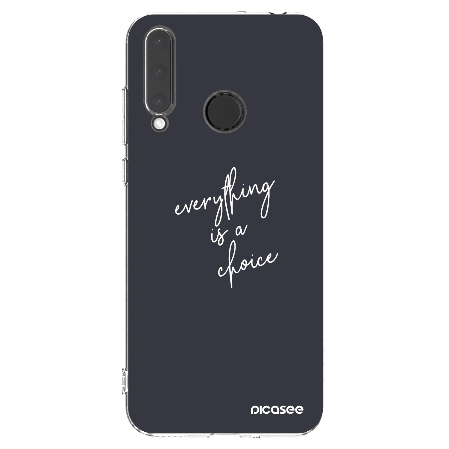 Picasee husă transparentă din silicon pentru Honor 20 Lite - Everything is a choice