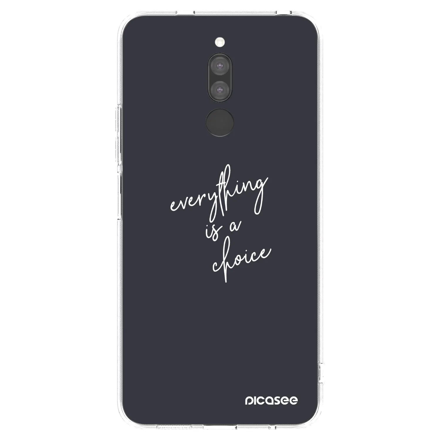 Picasee husă transparentă din silicon pentru Xiaomi Redmi 8 - Everything is a choice