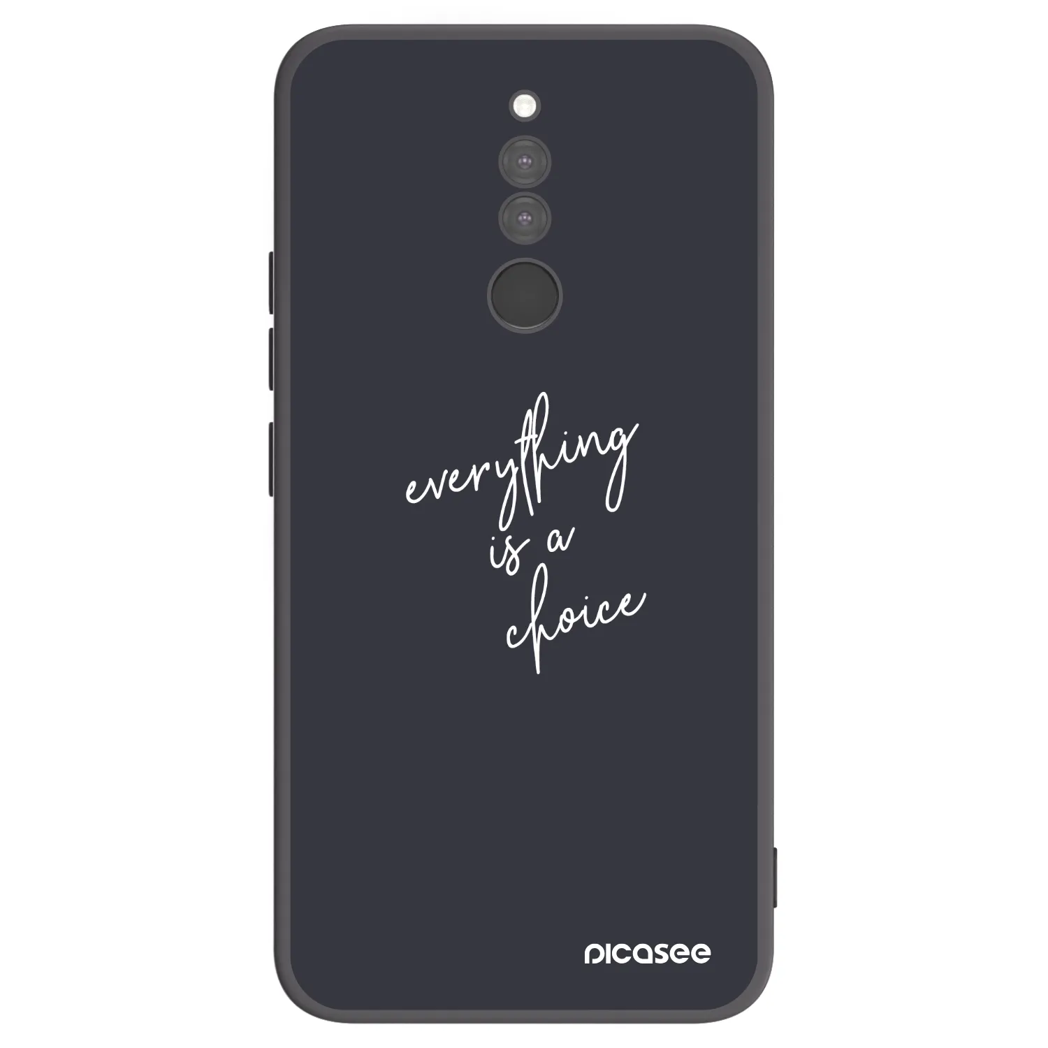 Picasee husă neagră din silicon pentru Xiaomi Redmi 8 - Everything is a choice