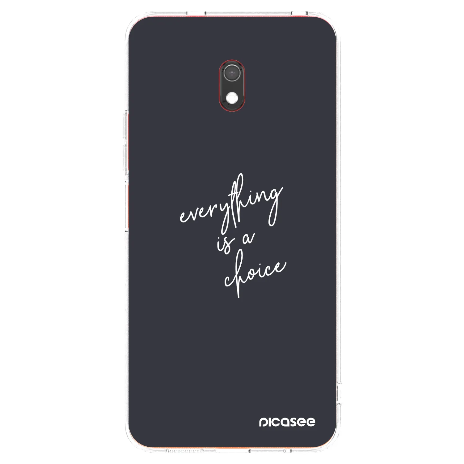 Picasee husă transparentă din silicon pentru Xiaomi Redmi 8A - Everything is a choice