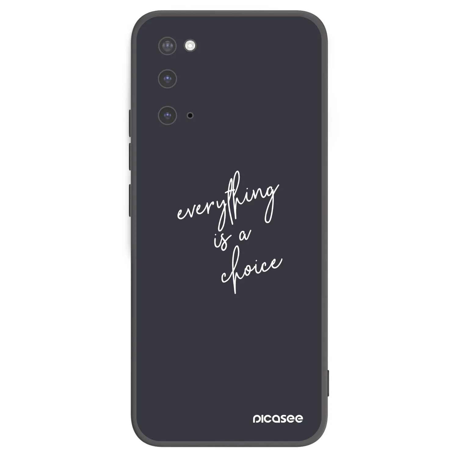 Picasee husă neagră din silicon pentru Samsung Galaxy S20 G980F - Everything is a choice